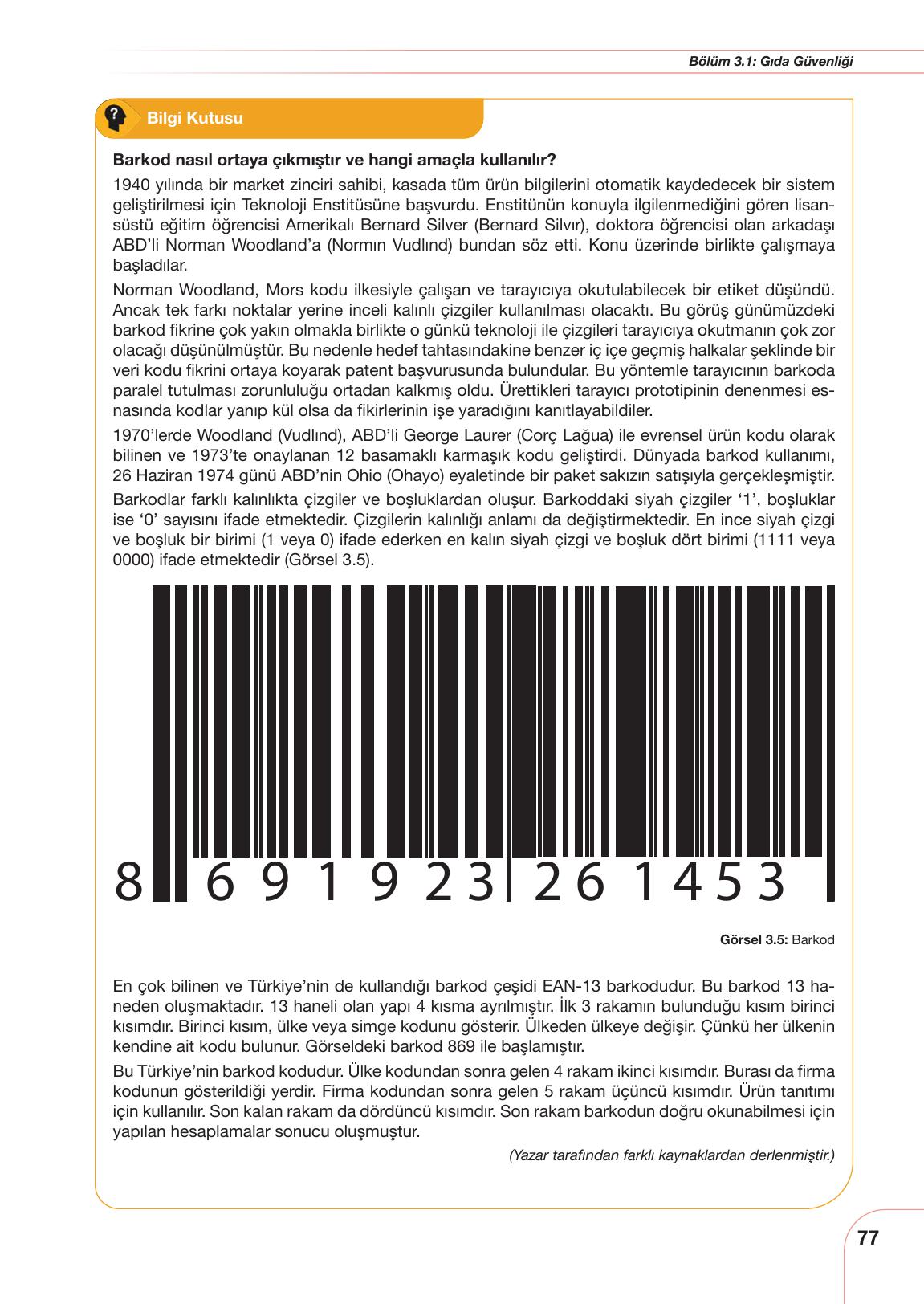 10. Sınıf Meb Yayınları Sürdürülebilir Tarım Ve Gıda Güvenliği Ders Kitabı Sayfa 77 Cevapları