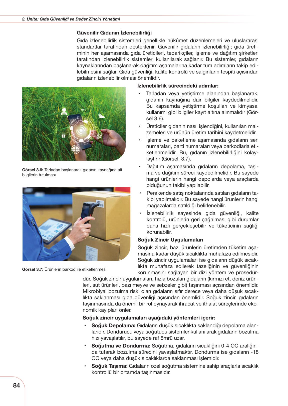 10. Sınıf Meb Yayınları Sürdürülebilir Tarım Ve Gıda Güvenliği Ders Kitabı Sayfa 84 Cevapları