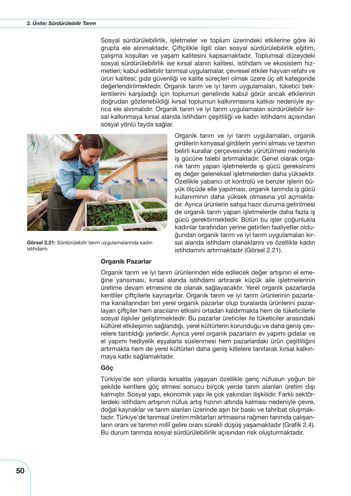10. Sınıf Meb Yayınları Tarım Ve Gıda Güvenliği Ders Kitabı Sayfa 50 Cevapları