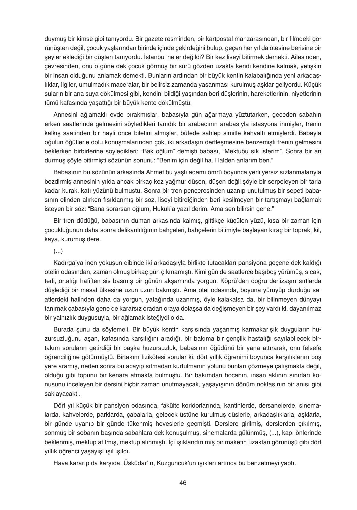 11. Sınıf Gizem Yayınları Türk Dili Ve Edebiyatı Ders Kitabı Sayfa 46 Cevapları