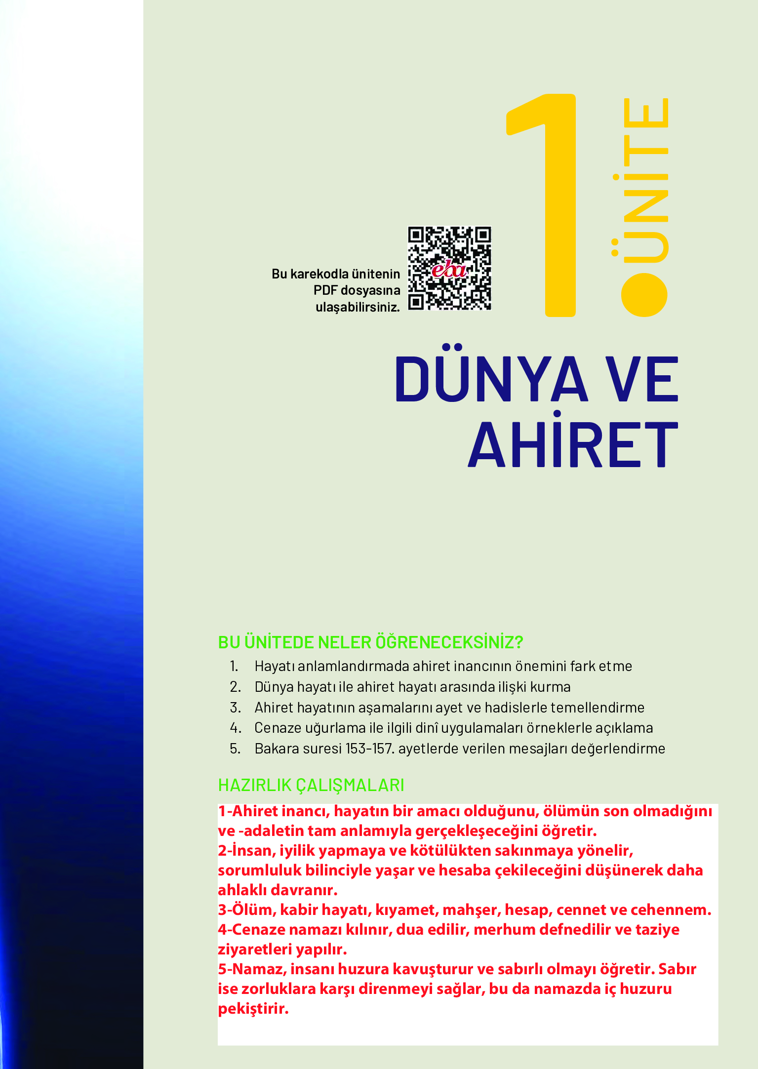 11. Sınıf Meb Yayınları Din Kültürü Ve Ahlak Bilgisi Ders Kitabı Sayfa 13 Cevapları