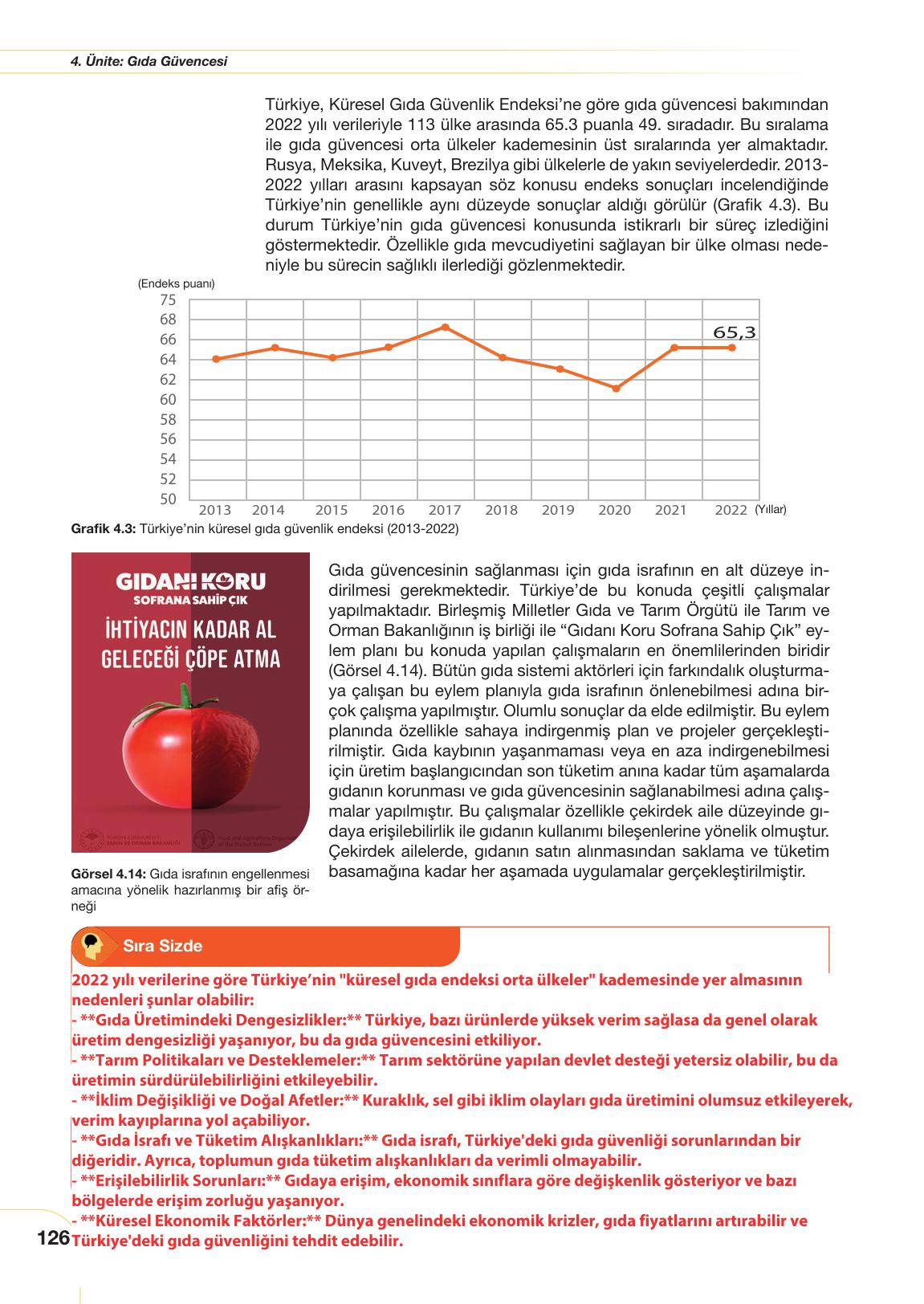 11. Sınıf Meb Yayınları Tarım Ve Gıda Güvenliği Ders Kitabı Sayfa 126 Cevapları