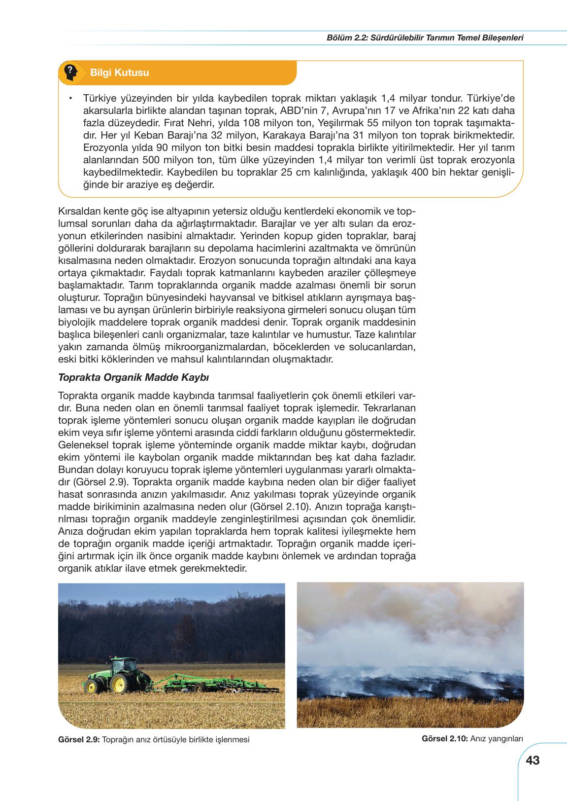 11. Sınıf Meb Yayınları Tarım Ve Gıda Güvenliği Ders Kitabı Sayfa 43 Cevapları