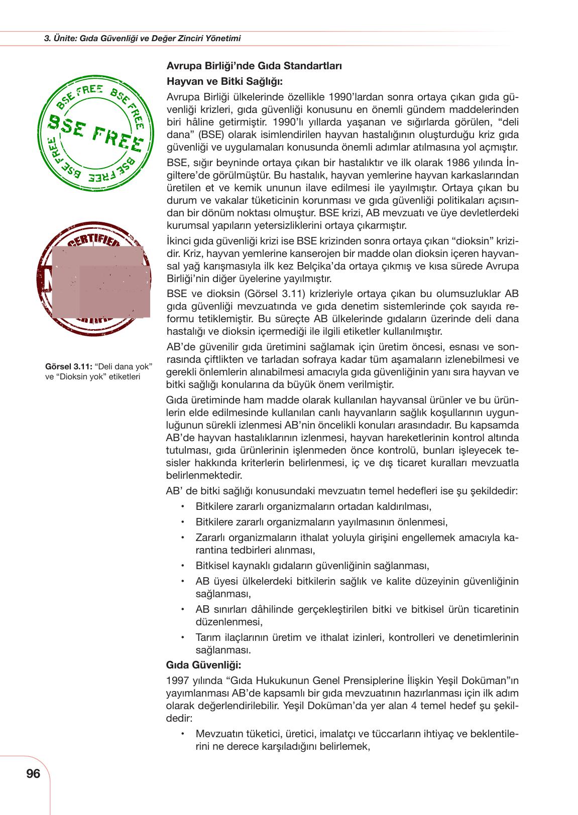 11. Sınıf Meb Yayınları Tarım Ve Gıda Güvenliği Ders Kitabı Sayfa 96 Cevapları