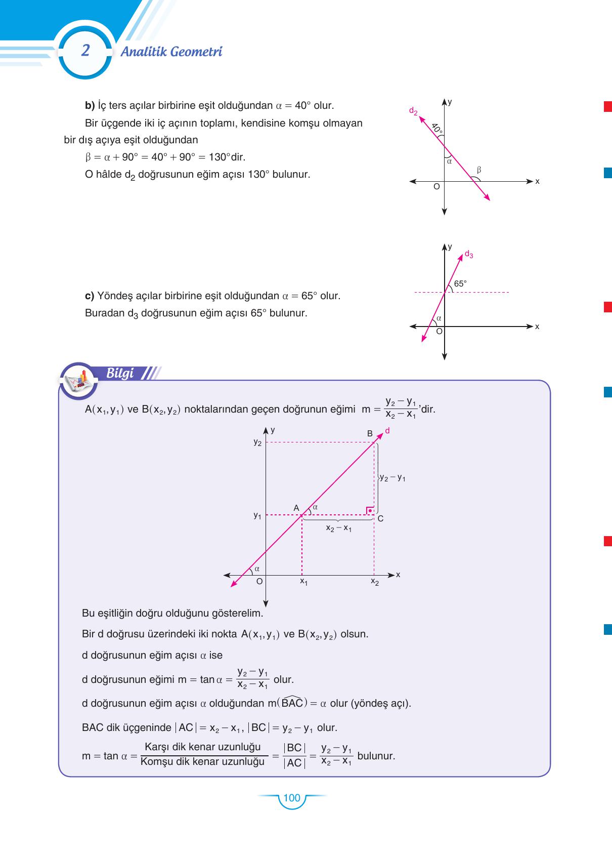 11. Sınıf Sdr Dikey Yayıncılık Matematik Ders Kitabı Sayfa 100 Cevapları