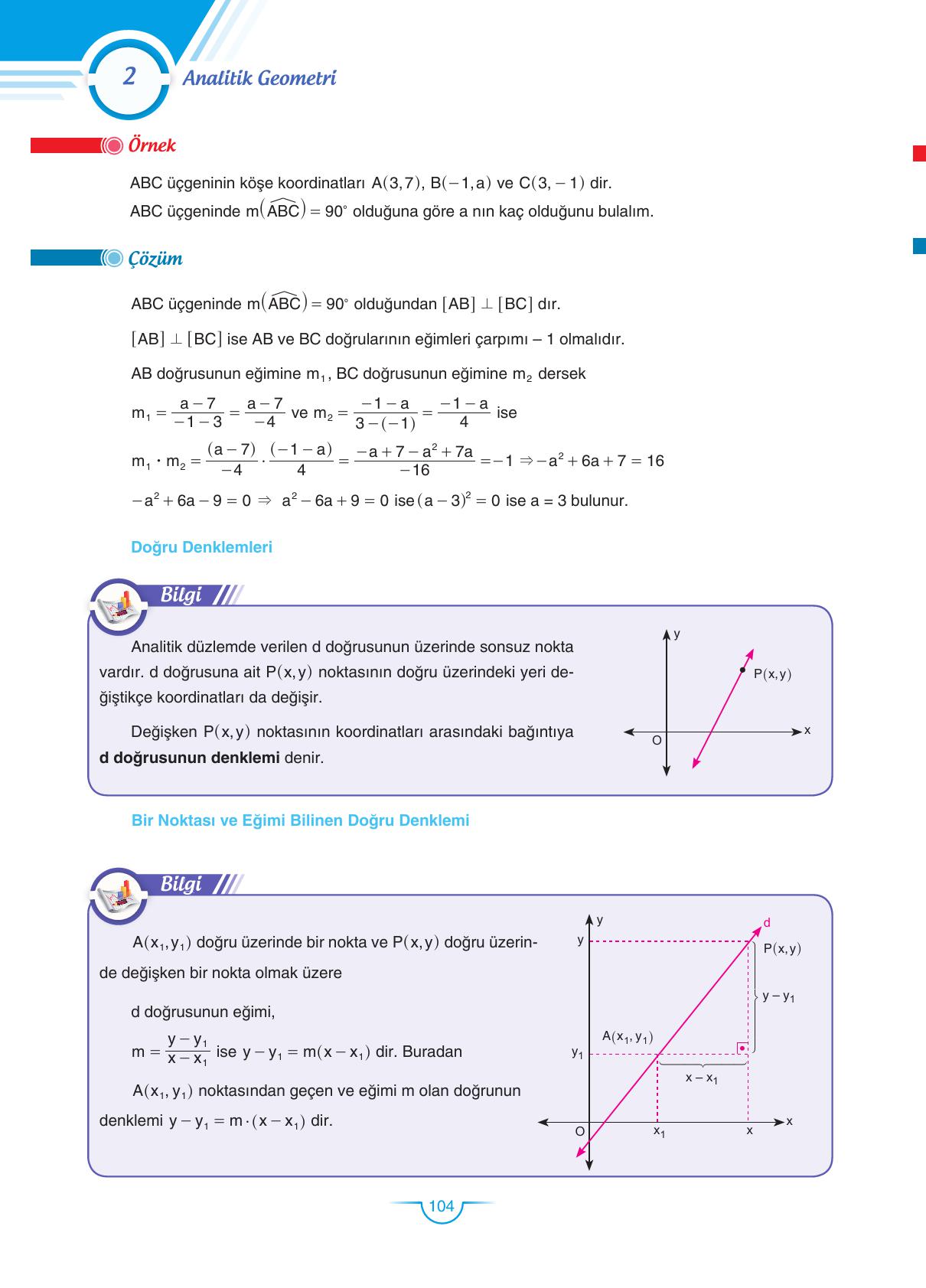 11. Sınıf Sdr Dikey Yayıncılık Matematik Ders Kitabı Sayfa 104 Cevapları