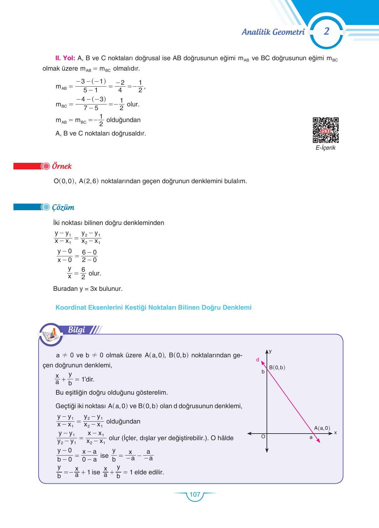 11. Sınıf Sdr Dikey Yayıncılık Matematik Ders Kitabı Sayfa 107 Cevapları