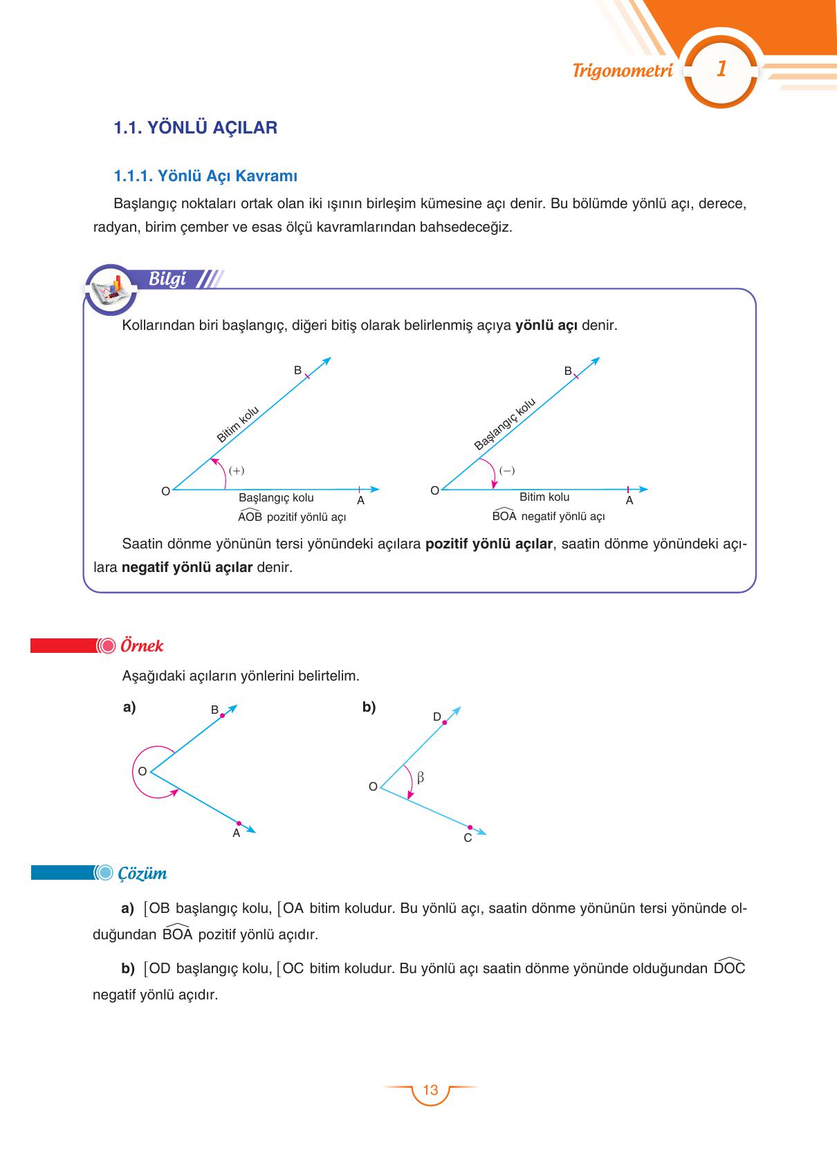 11. Sınıf Sdr Dikey Yayıncılık Matematik Ders Kitabı Sayfa 13 Cevapları