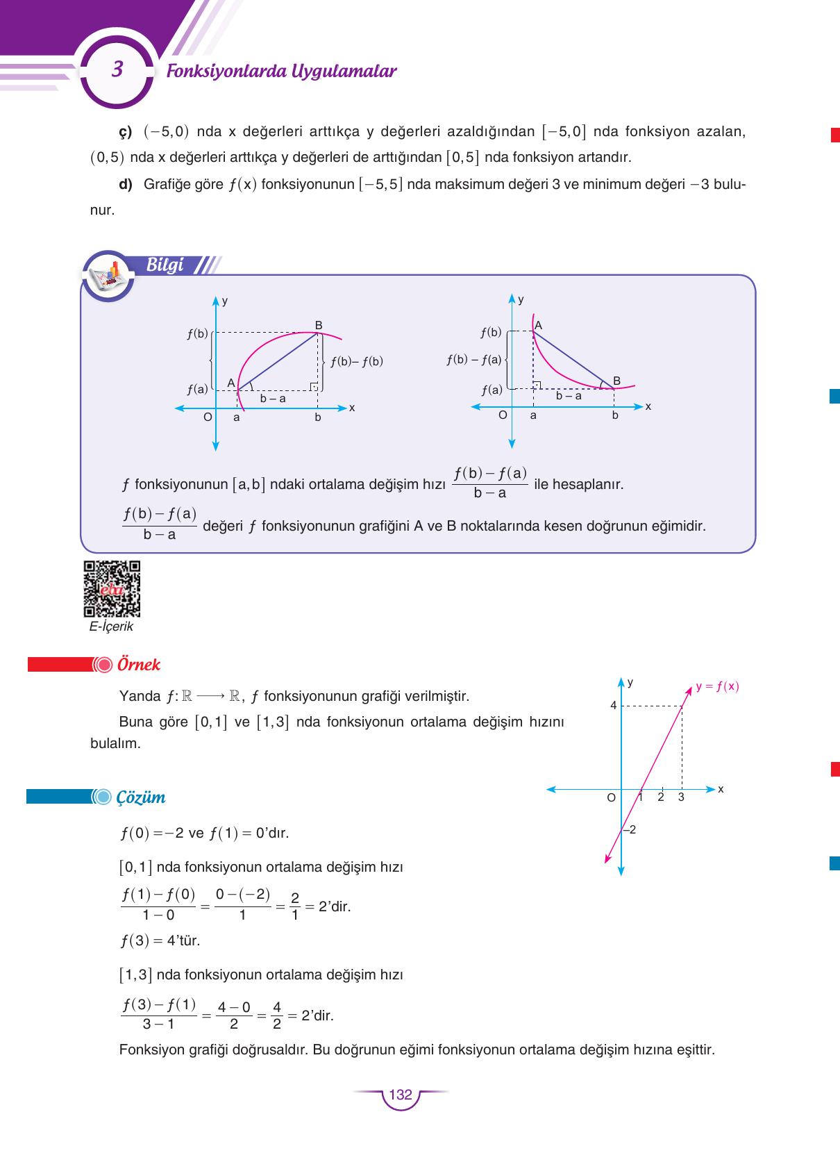 11. Sınıf Sdr Dikey Yayıncılık Matematik Ders Kitabı Sayfa 132 Cevapları