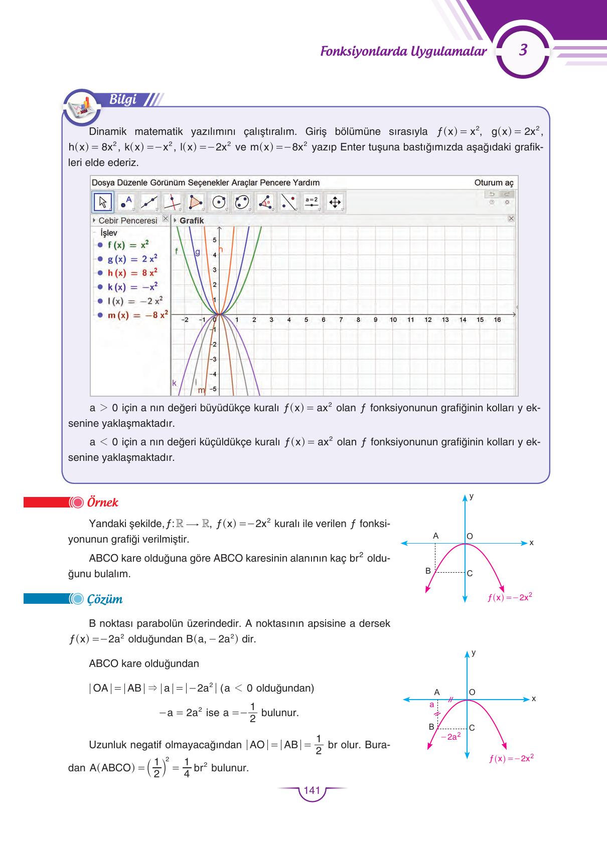 11. Sınıf Sdr Dikey Yayıncılık Matematik Ders Kitabı Sayfa 141 Cevapları