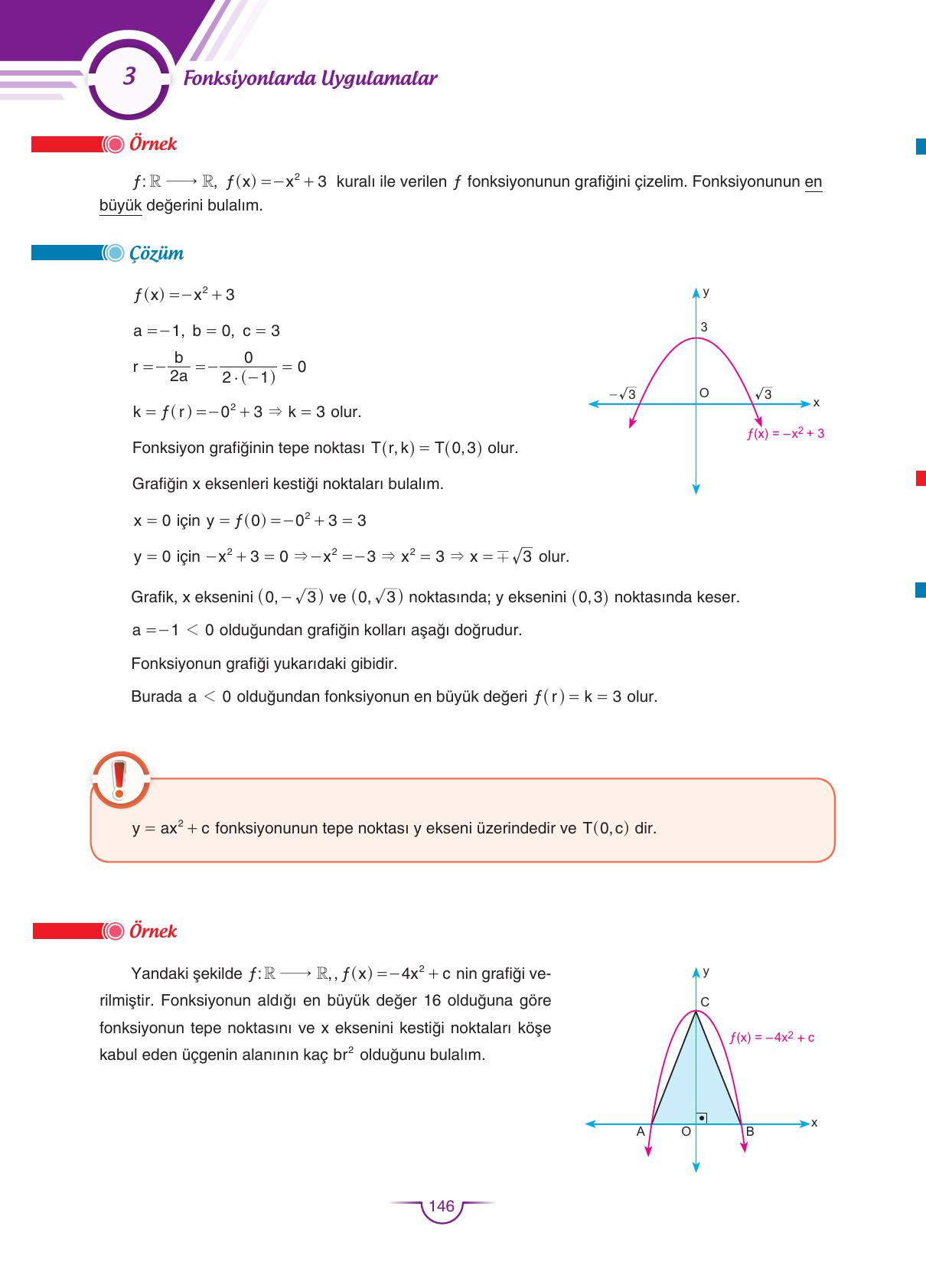 11. Sınıf Sdr Dikey Yayıncılık Matematik Ders Kitabı Sayfa 146 Cevapları