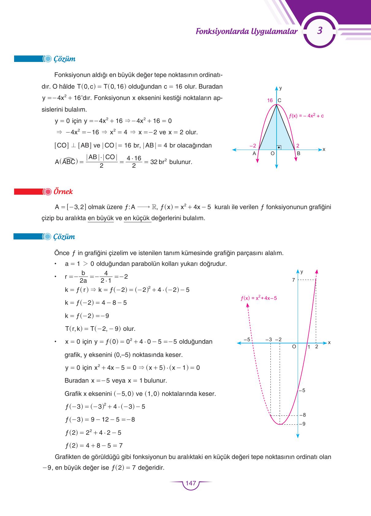 11. Sınıf Sdr Dikey Yayıncılık Matematik Ders Kitabı Sayfa 147 Cevapları