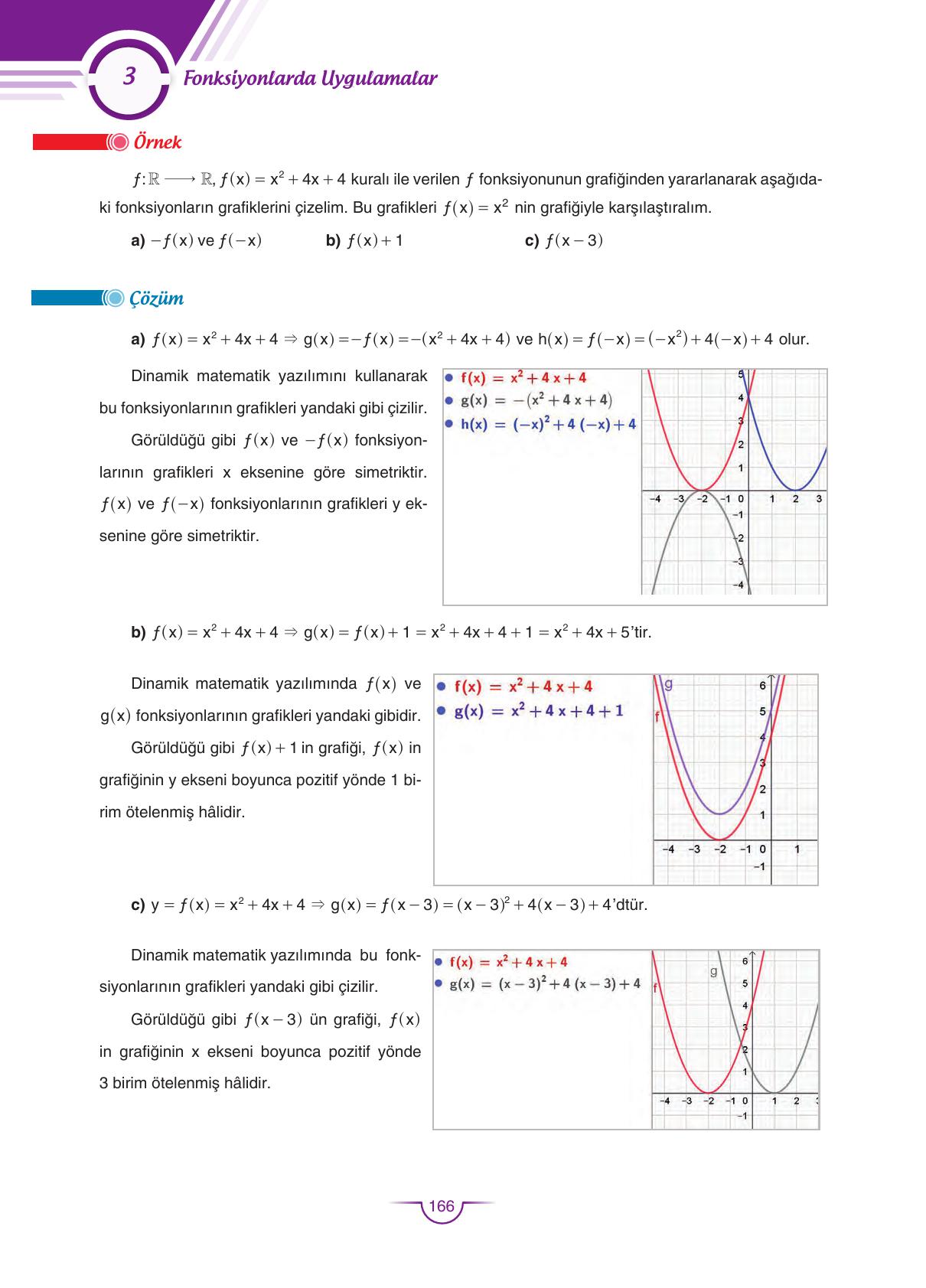 11. Sınıf Sdr Dikey Yayıncılık Matematik Ders Kitabı Sayfa 166 Cevapları