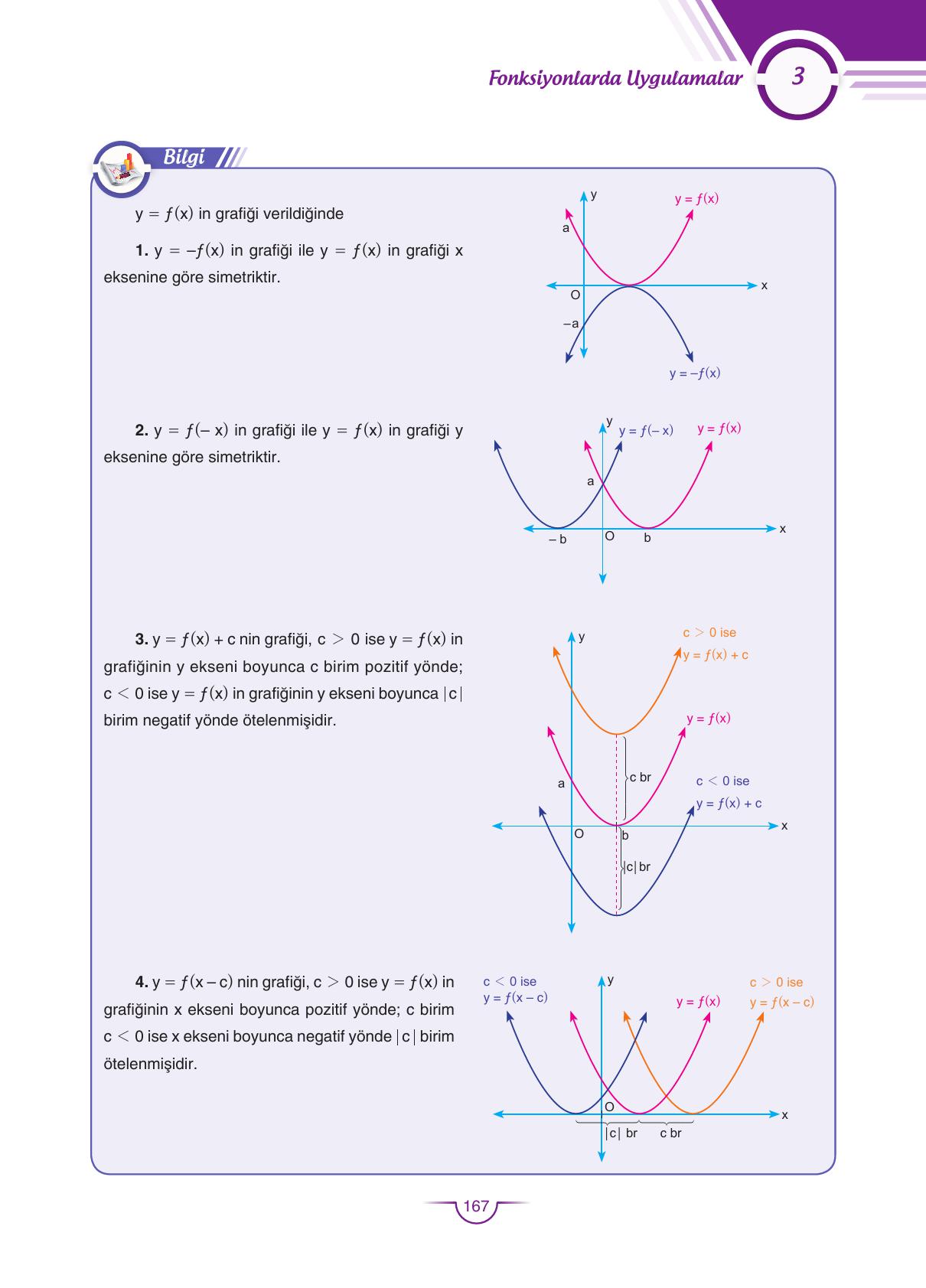 11. Sınıf Sdr Dikey Yayıncılık Matematik Ders Kitabı Sayfa 167 Cevapları