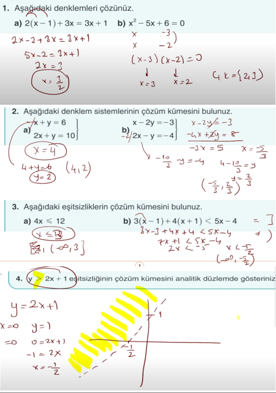 11. Sınıf Sdr Dikey Yayıncılık Matematik Ders Kitabı Sayfa 180 Cevapları