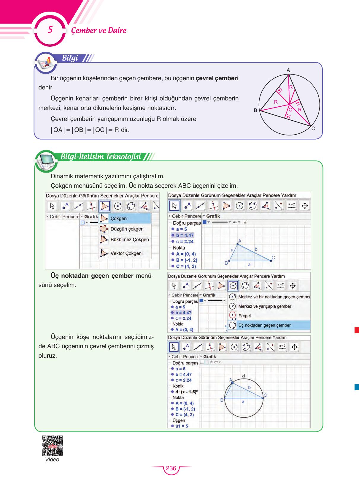 11. Sınıf Sdr Dikey Yayıncılık Matematik Ders Kitabı Sayfa 236 Cevapları