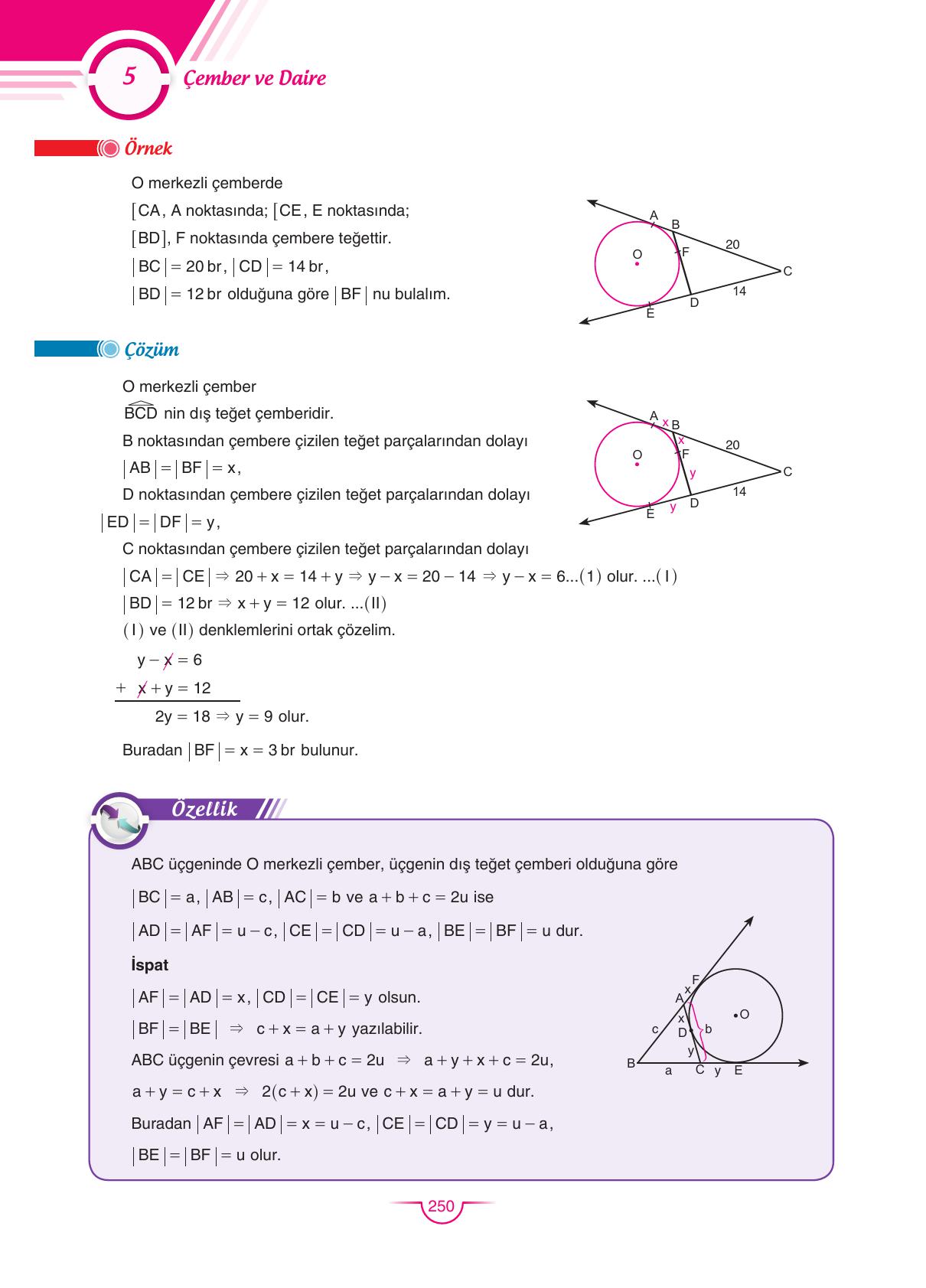 11. Sınıf Sdr Dikey Yayıncılık Matematik Ders Kitabı Sayfa 250 Cevapları