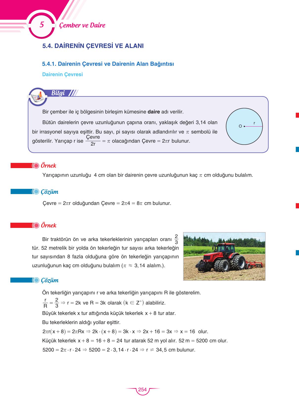 11. Sınıf Sdr Dikey Yayıncılık Matematik Ders Kitabı Sayfa 254 Cevapları
