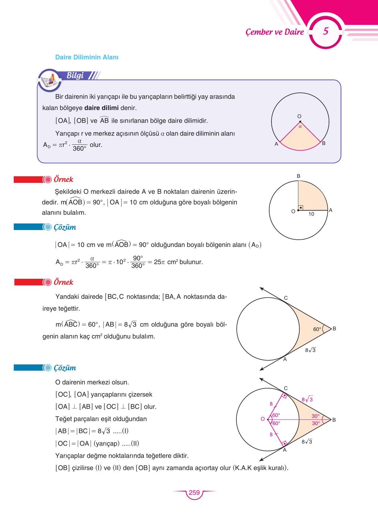 11. Sınıf Sdr Dikey Yayıncılık Matematik Ders Kitabı Sayfa 259 Cevapları