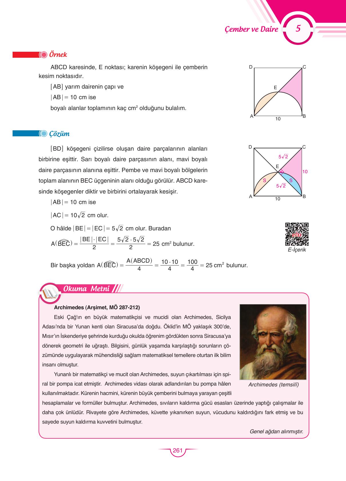 11. Sınıf Sdr Dikey Yayıncılık Matematik Ders Kitabı Sayfa 261 Cevapları