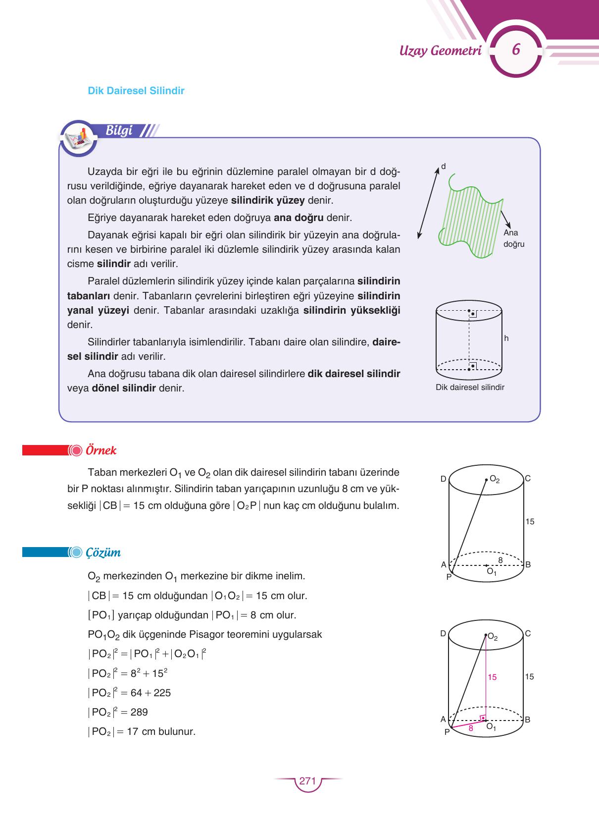 11. Sınıf Sdr Dikey Yayıncılık Matematik Ders Kitabı Sayfa 271 Cevapları