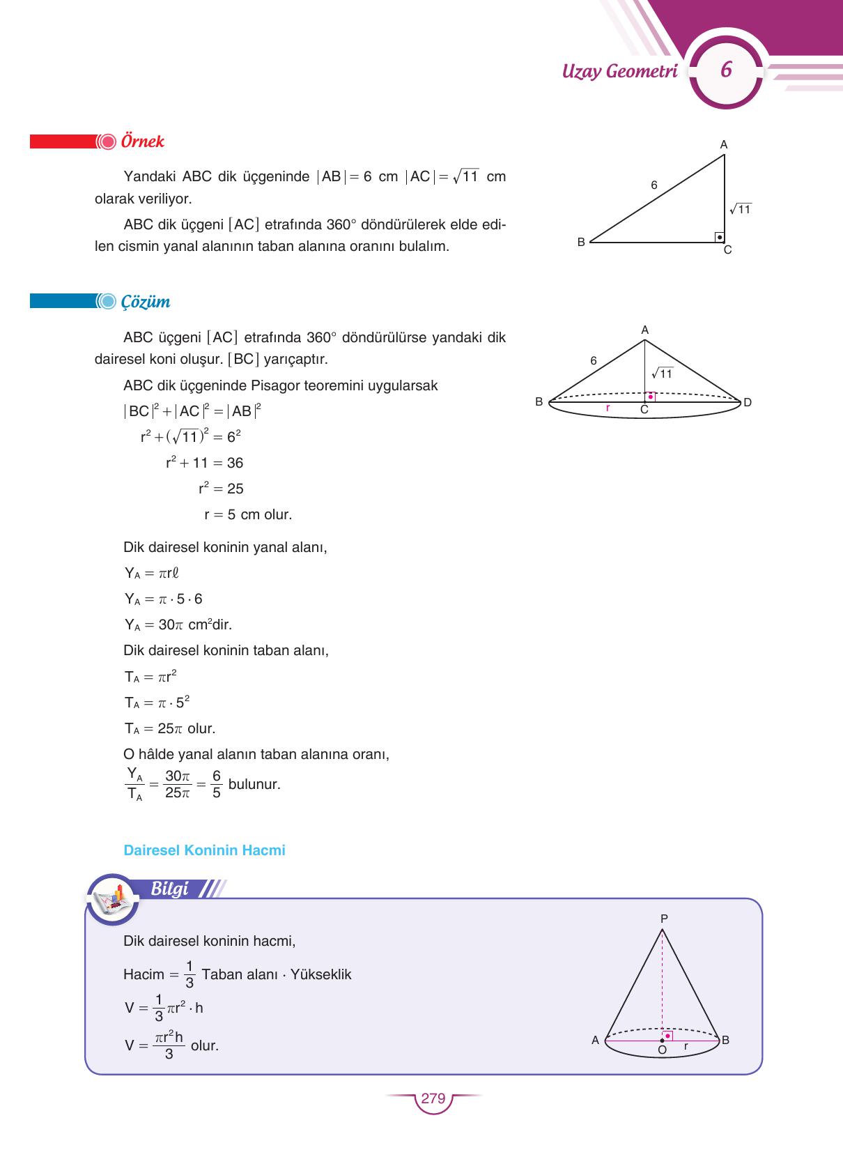 11. Sınıf Sdr Dikey Yayıncılık Matematik Ders Kitabı Sayfa 279 Cevapları