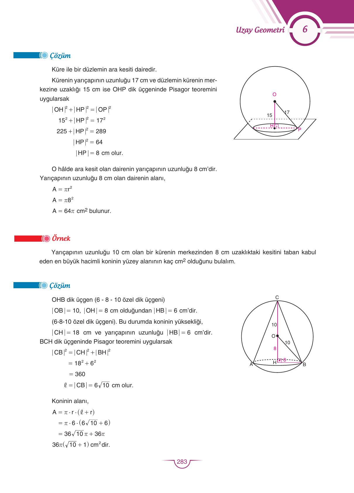 11. Sınıf Sdr Dikey Yayıncılık Matematik Ders Kitabı Sayfa 283 Cevapları