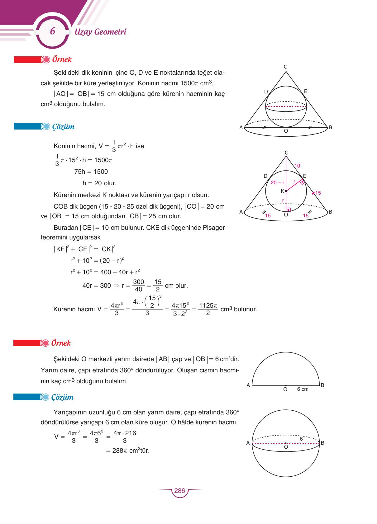 11. Sınıf Sdr Dikey Yayıncılık Matematik Ders Kitabı Sayfa 286 Cevapları