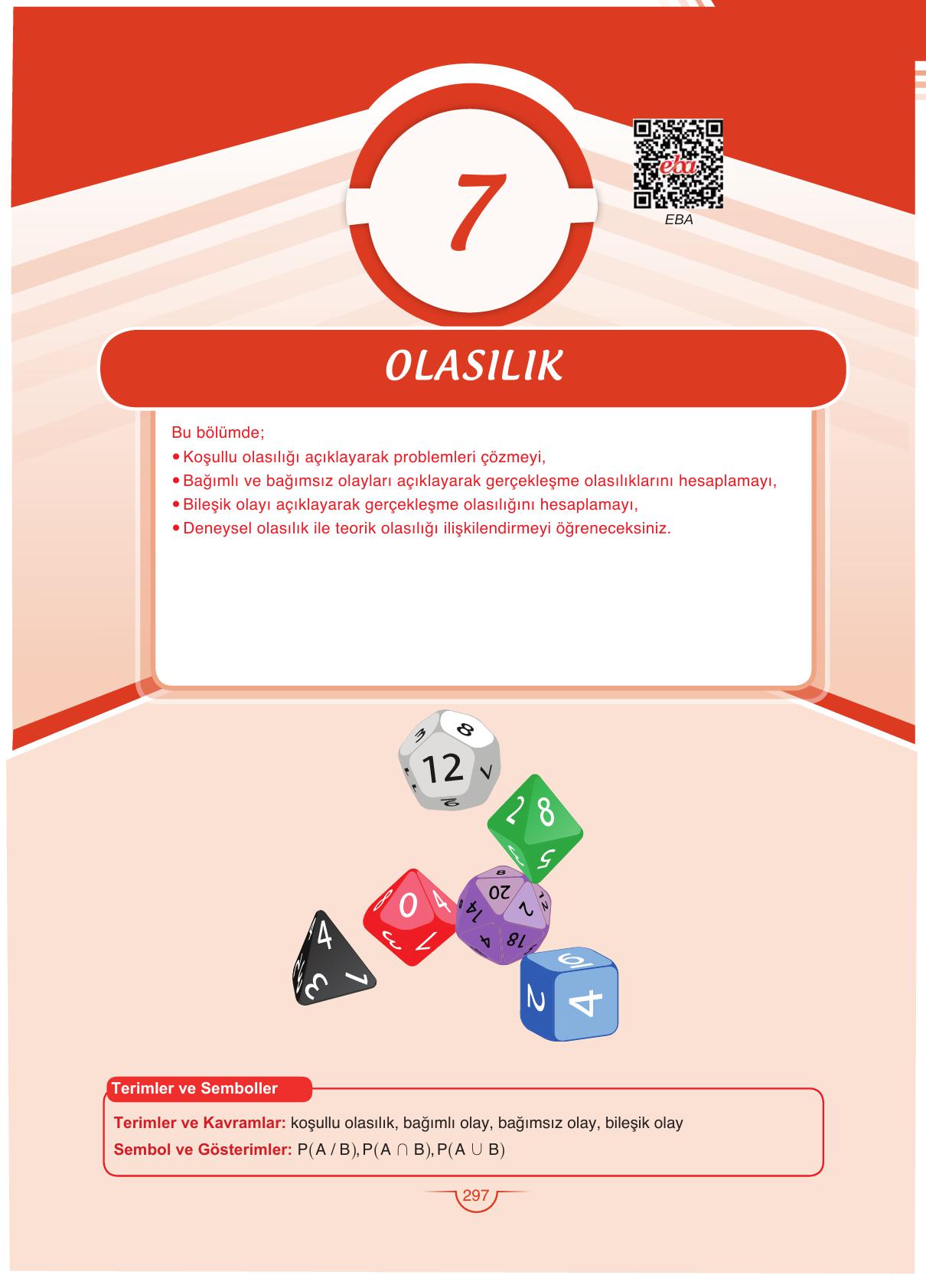 11. Sınıf Sdr Dikey Yayıncılık Matematik Ders Kitabı Sayfa 297 Cevapları