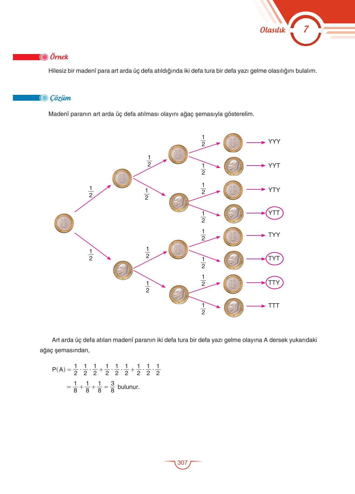 11. Sınıf Sdr Dikey Yayıncılık Matematik Ders Kitabı Sayfa 307 Cevapları