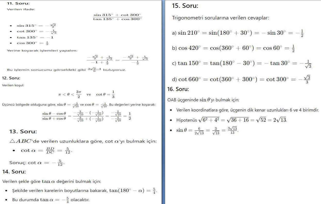 11. Sınıf Sdr Dikey Yayıncılık Matematik Ders Kitabı Sayfa 50 Cevapları