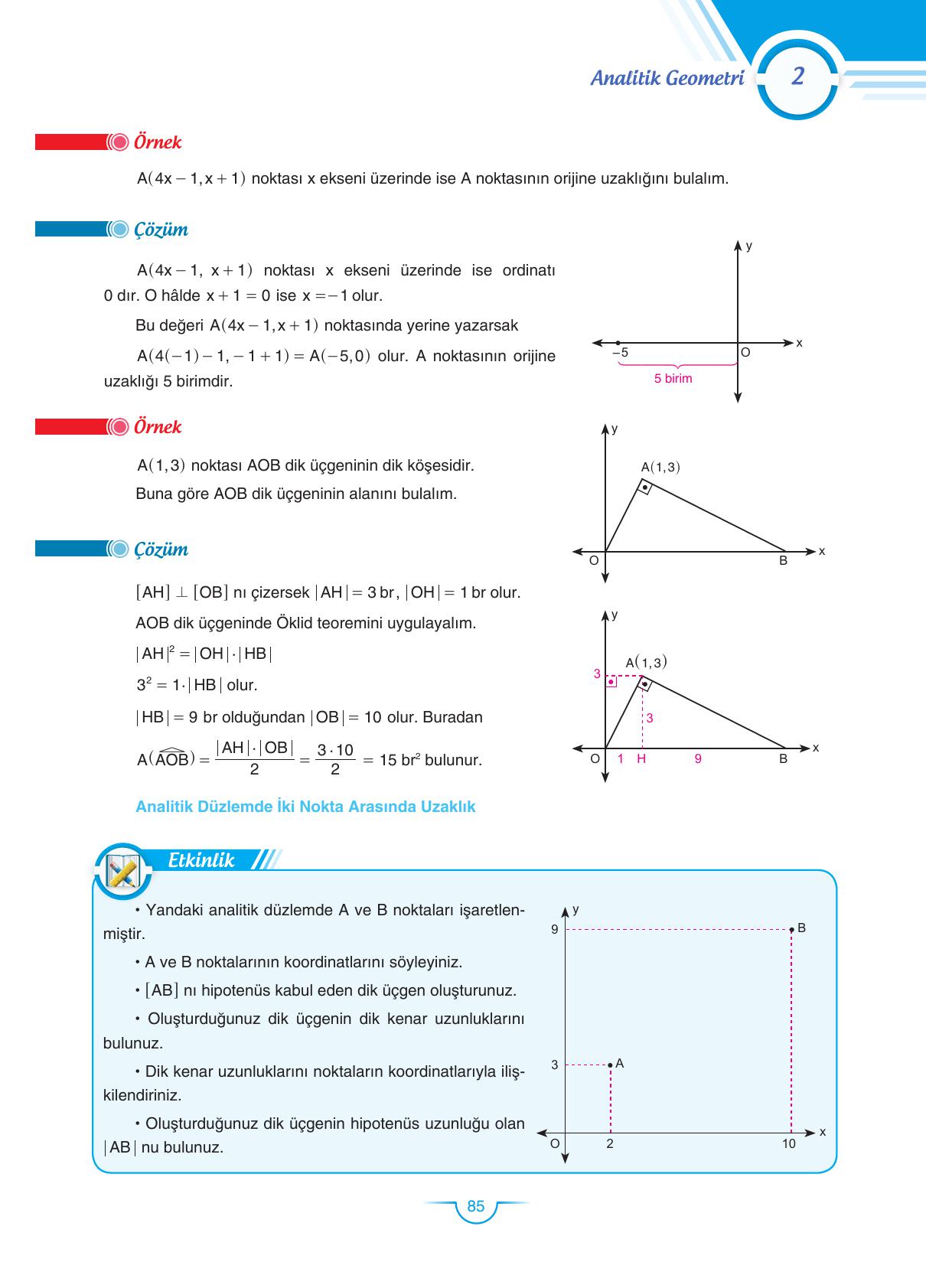 11. Sınıf Sdr Dikey Yayıncılık Matematik Ders Kitabı Sayfa 85 Cevapları
