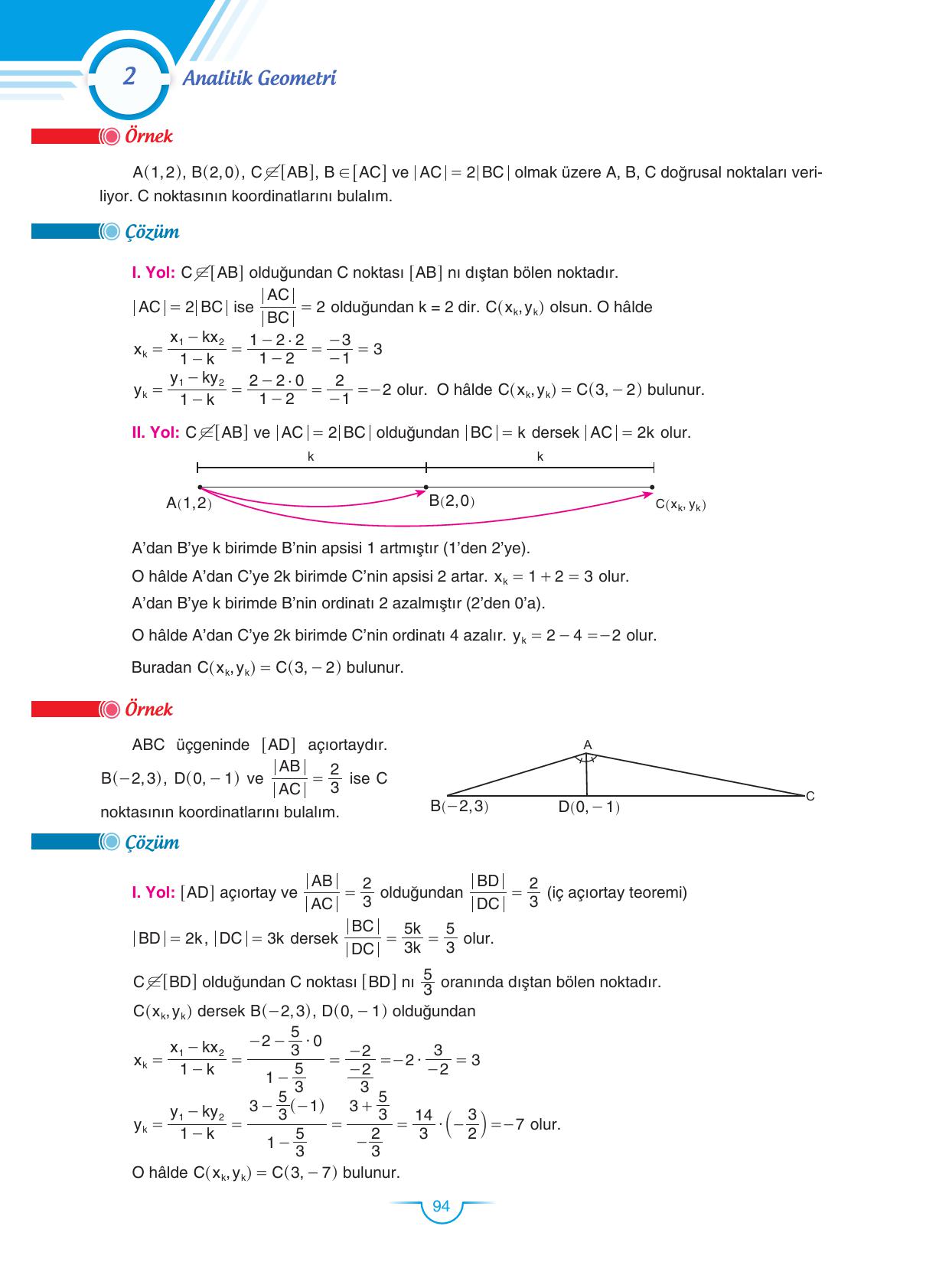 11. Sınıf Sdr Dikey Yayıncılık Matematik Ders Kitabı Sayfa 94 Cevapları