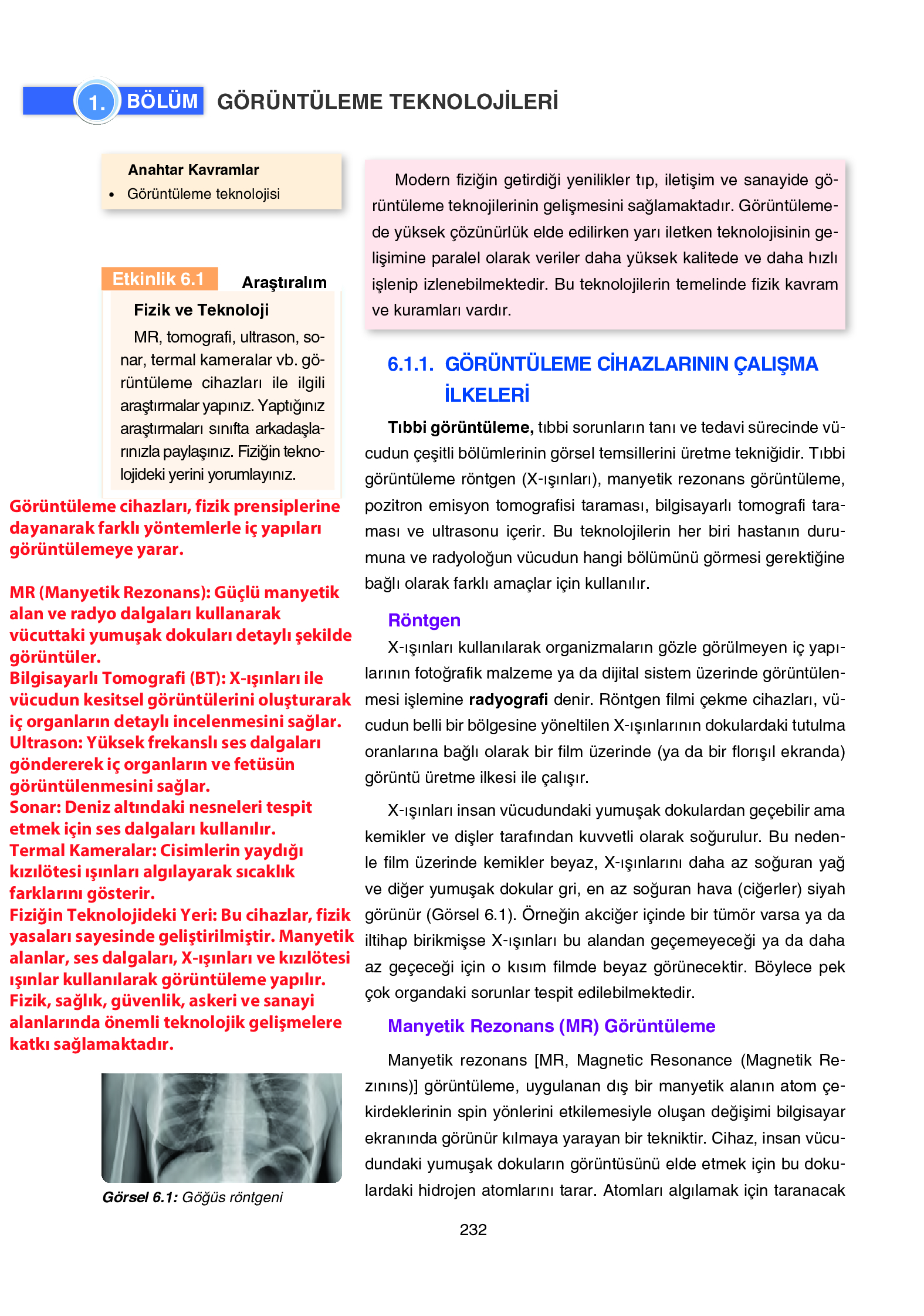 12. Sınıf Yıldırım Yayınları Fizik Ders Kitabı Sayfa 232 Cevapları