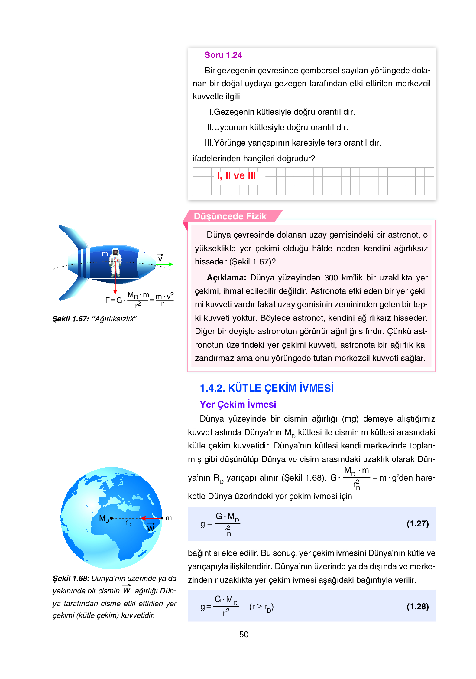 12. Sınıf Yıldırım Yayınları Fizik Ders Kitabı Sayfa 50 Cevapları 12. Sınıf Yıldırım Yayınları Fizik Ders Kitabı Sayfa 50 Cevapları
