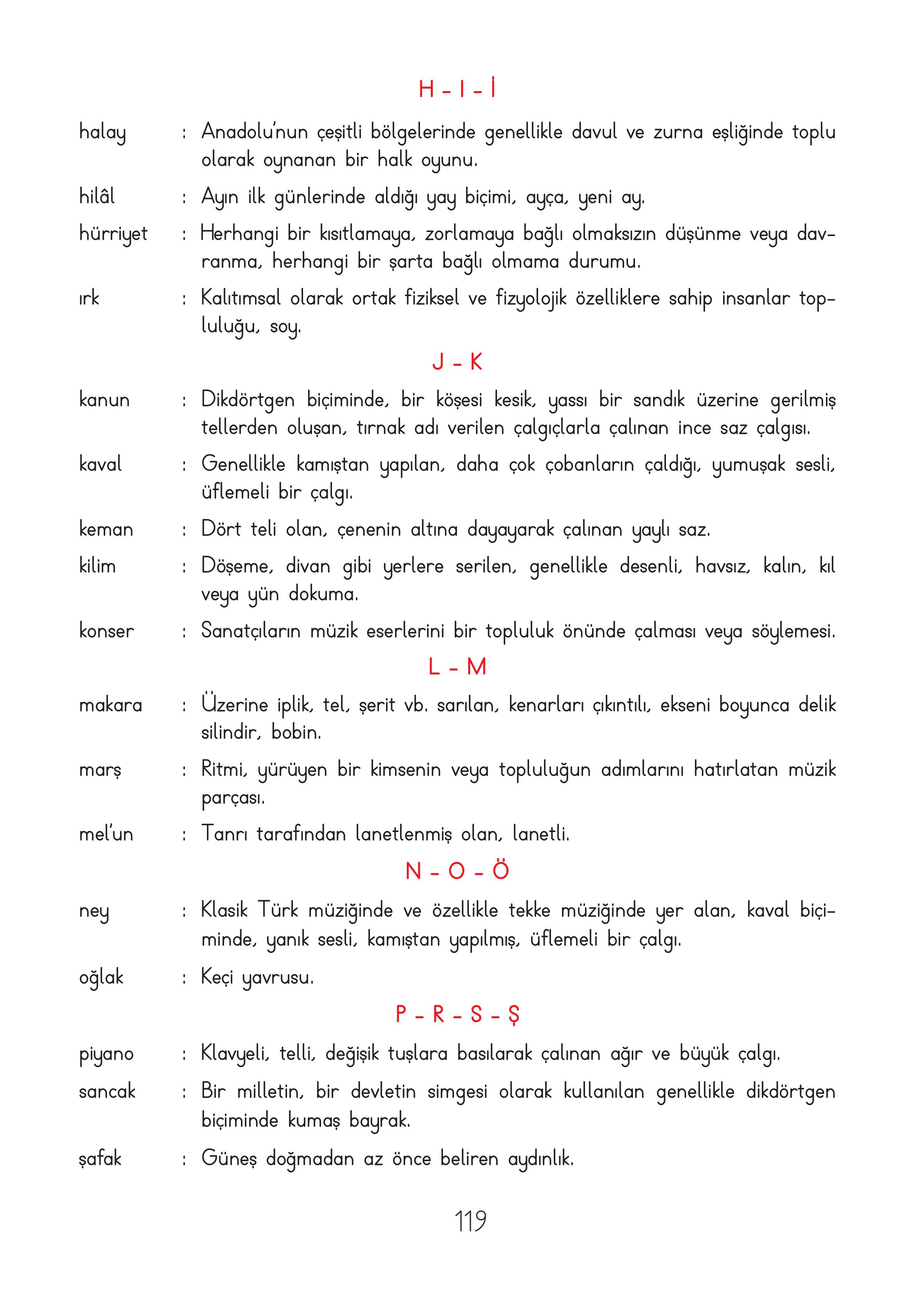 2. Sınıf Hecce Yayıncılık Müzik Ders Kitabı Sayfa 119 Cevapları 2. Sınıf Hecce Yayıncılık Müzik Ders Kitabı Sayfa 119 Cevapları