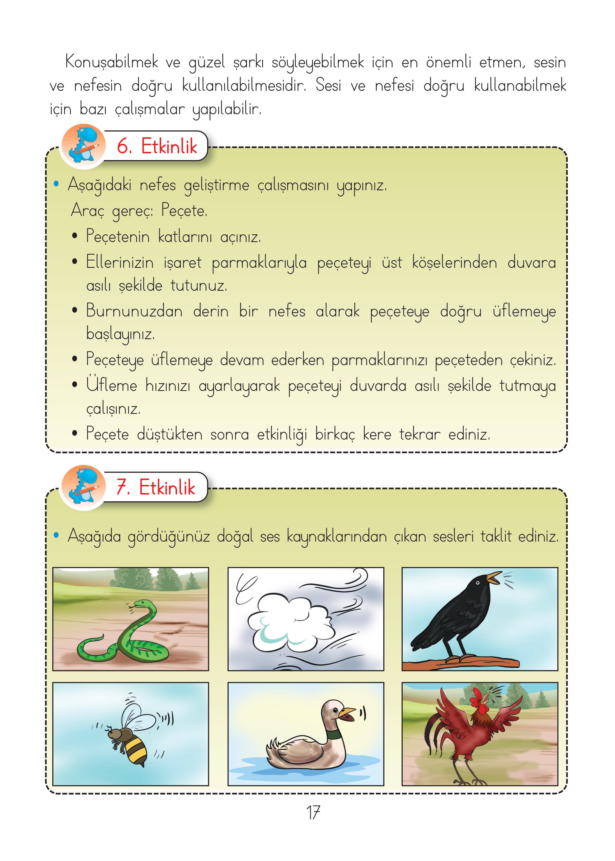 2. Sınıf Hecce Yayıncılık Müzik Ders Kitabı Sayfa 17 Cevapları