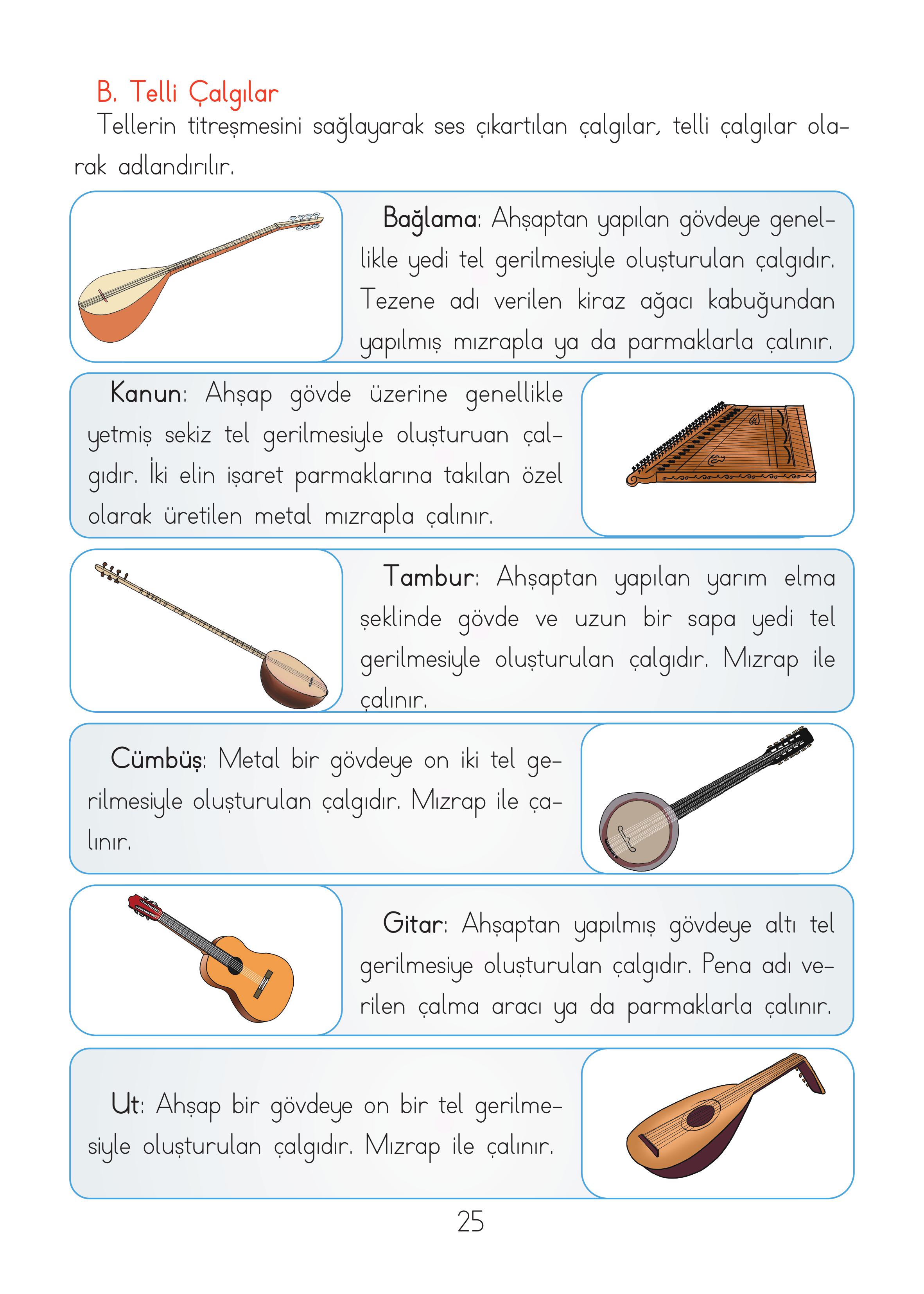 2. Sınıf Hecce Yayıncılık Müzik Ders Kitabı Sayfa 25 Cevapları