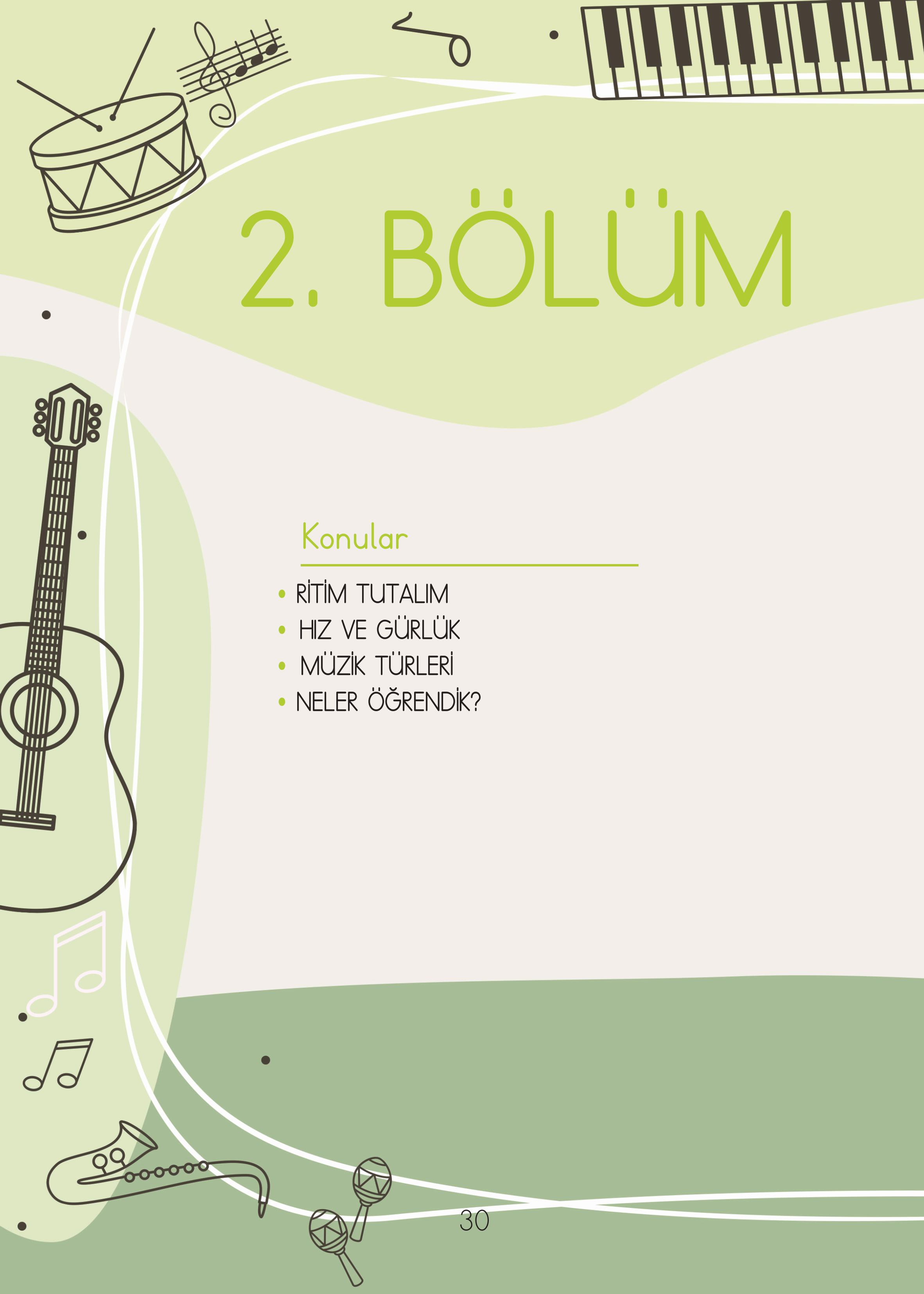 2. Sınıf Hecce Yayıncılık Müzik Ders Kitabı Sayfa 30 Cevapları