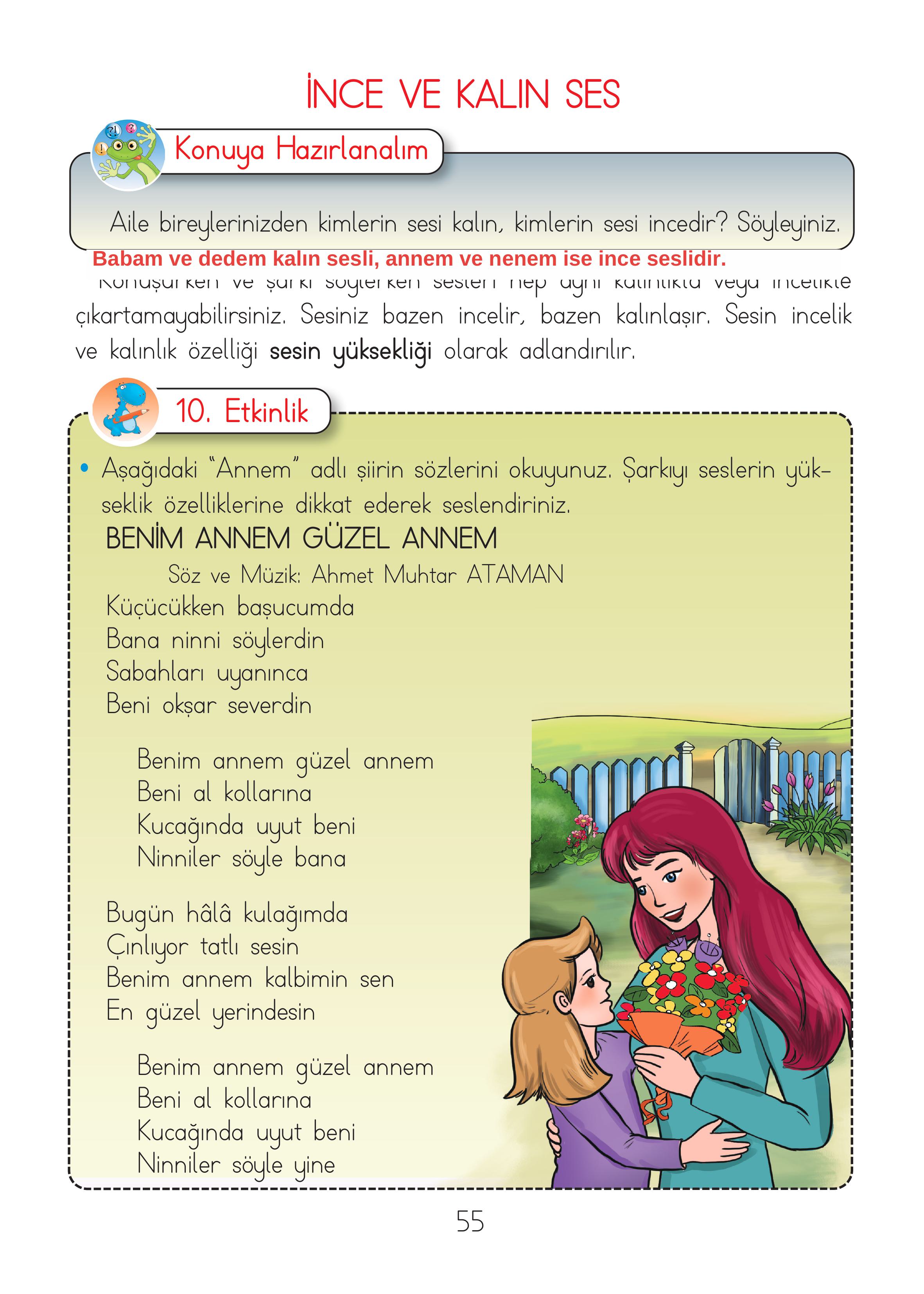 2. Sınıf Hecce Yayıncılık Müzik Ders Kitabı Sayfa 55 Cevapları