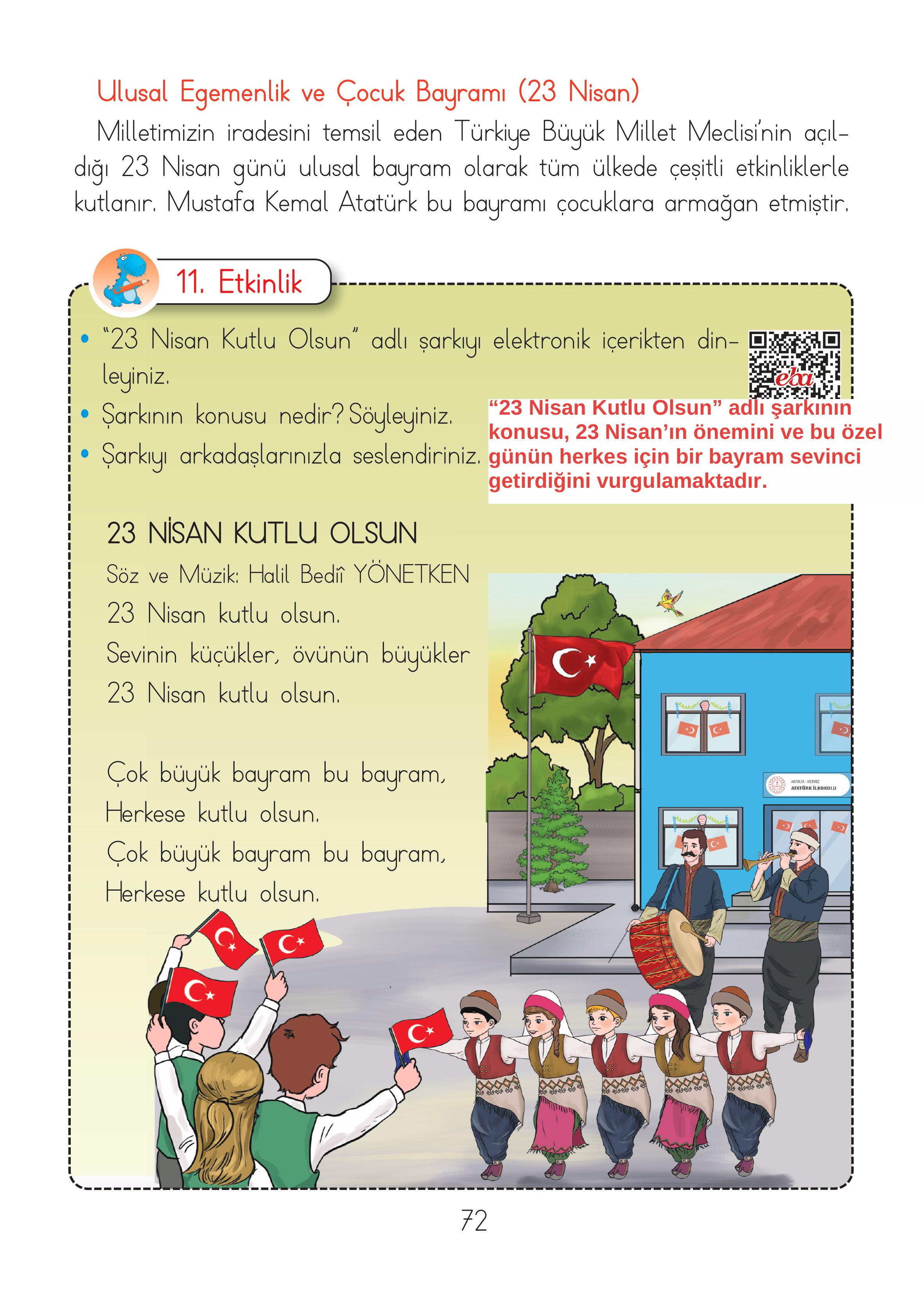 2. Sınıf Hecce Yayıncılık Müzik Ders Kitabı Sayfa 72 Cevapları 2. Sınıf Hecce Yayıncılık Müzik Ders Kitabı Sayfa 72 Cevapları