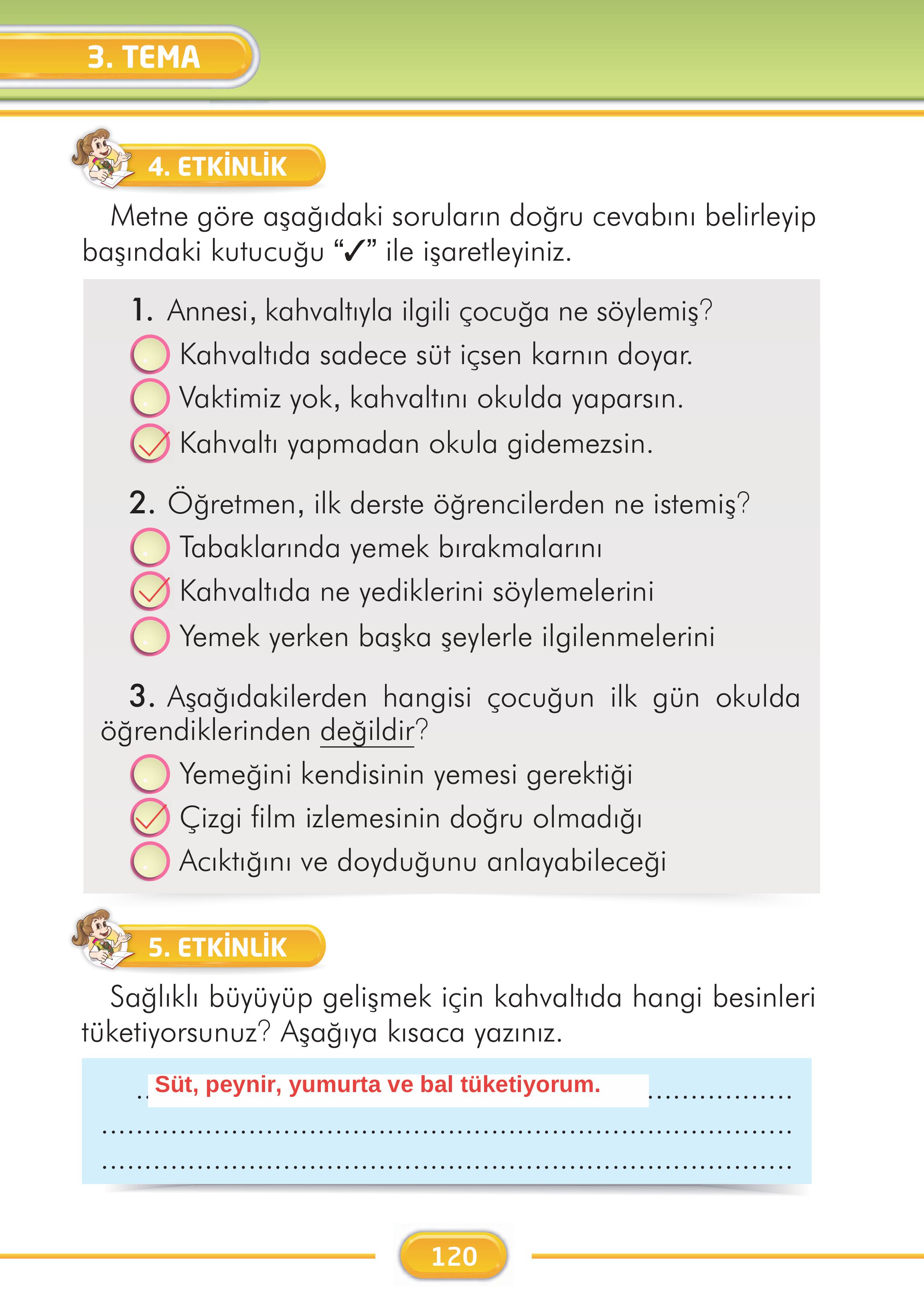 2. Sınıf İlke Yayınları Türkçe Ders Kitabı Sayfa 120 Cevapları 2. Sınıf İlke Yayınları Türkçe Ders Kitabı Sayfa 120 Cevapları