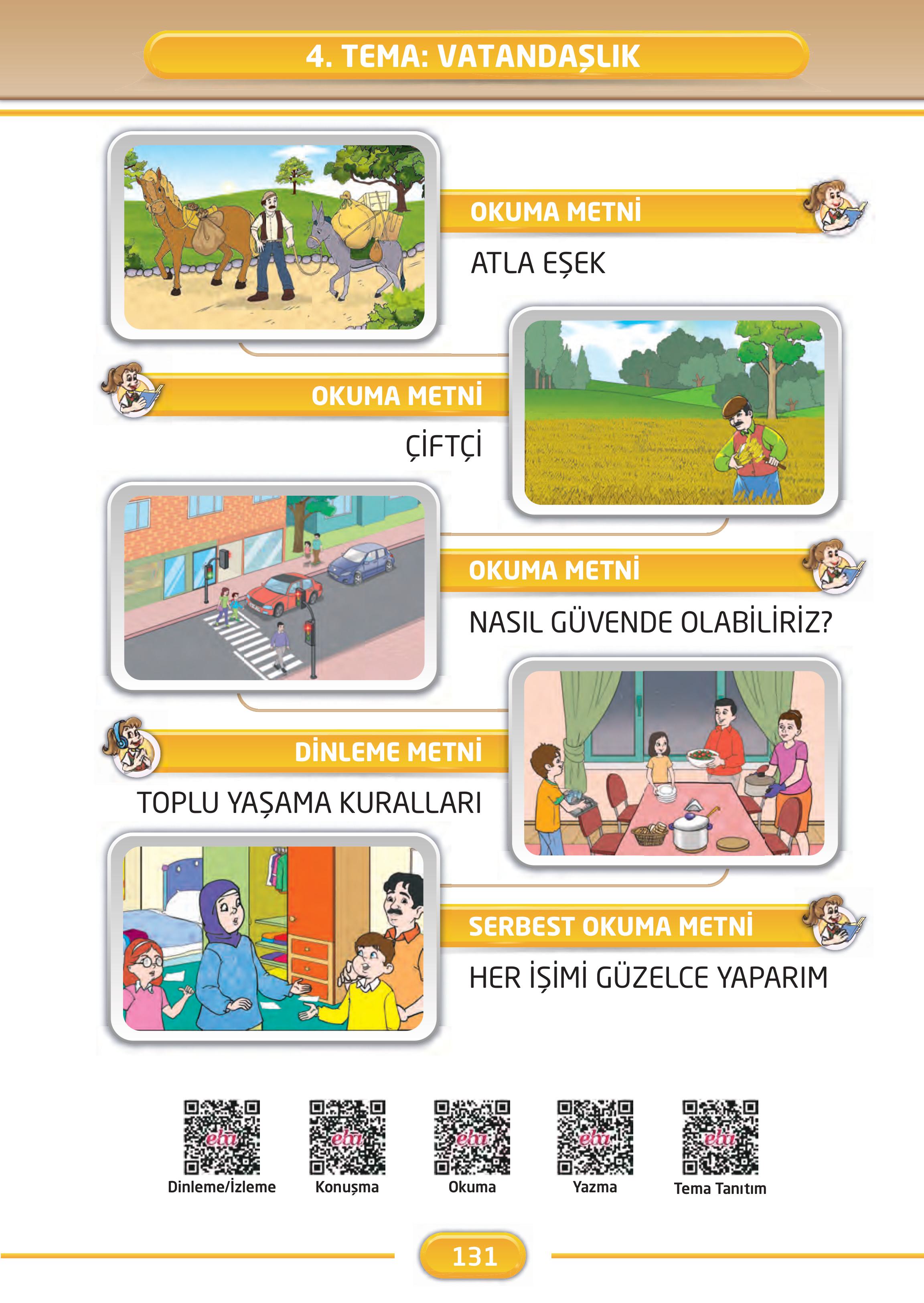 2. Sınıf İlke Yayınları Türkçe Ders Kitabı Sayfa 131 Cevapları 2. Sınıf İlke Yayınları Türkçe Ders Kitabı Sayfa 131 Cevapları