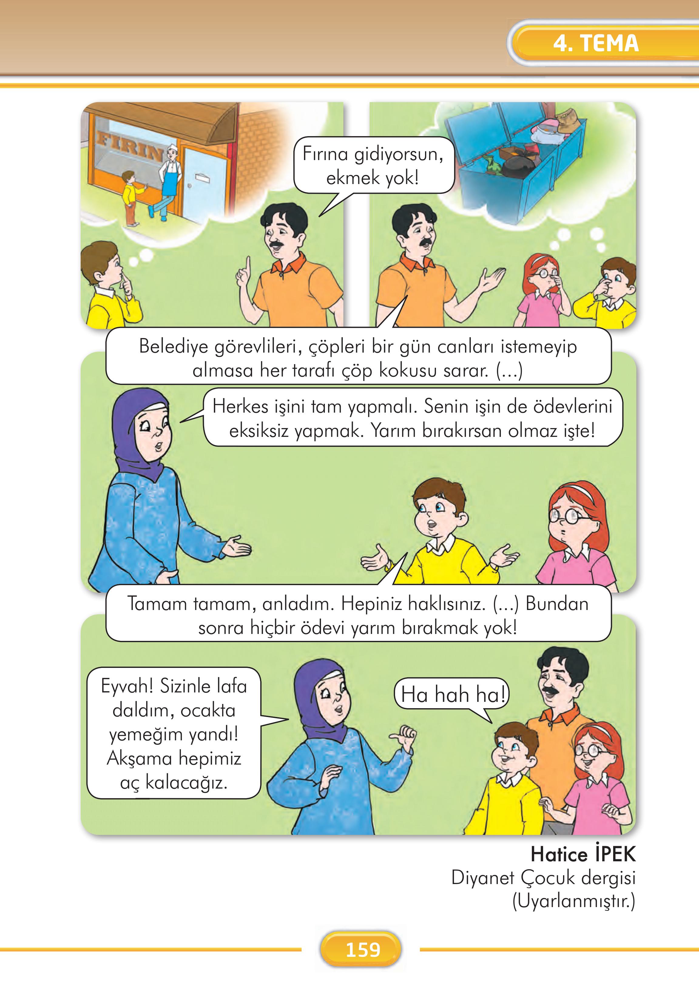 2. Sınıf İlke Yayınları Türkçe Ders Kitabı Sayfa 159 Cevapları 2. Sınıf İlke Yayınları Türkçe Ders Kitabı Sayfa 159 Cevapları
