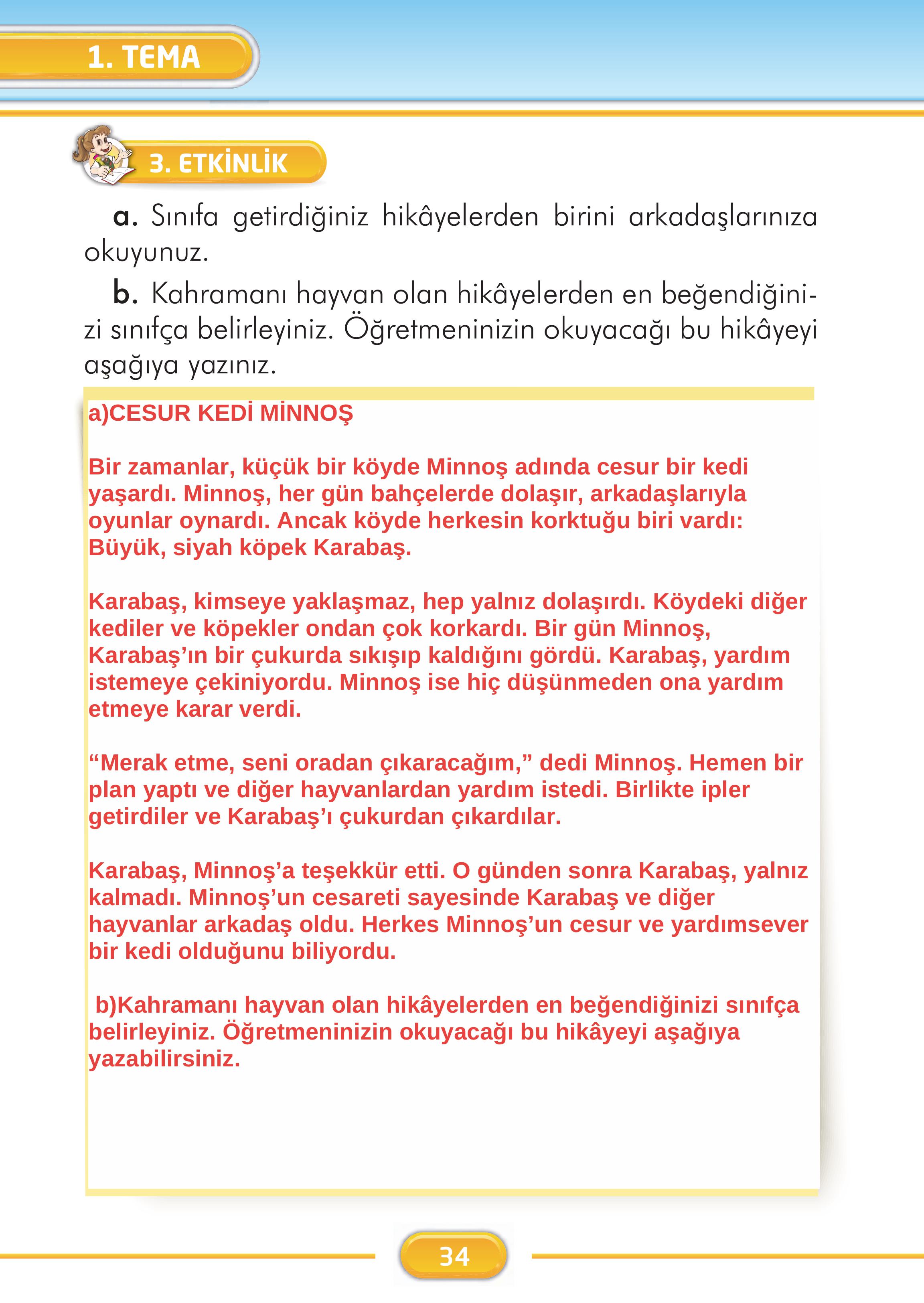 2. Sınıf İlke Yayınları Türkçe Ders Kitabı Sayfa 34 Cevapları 2. Sınıf İlke Yayınları Türkçe Ders Kitabı Sayfa 34 Cevapları