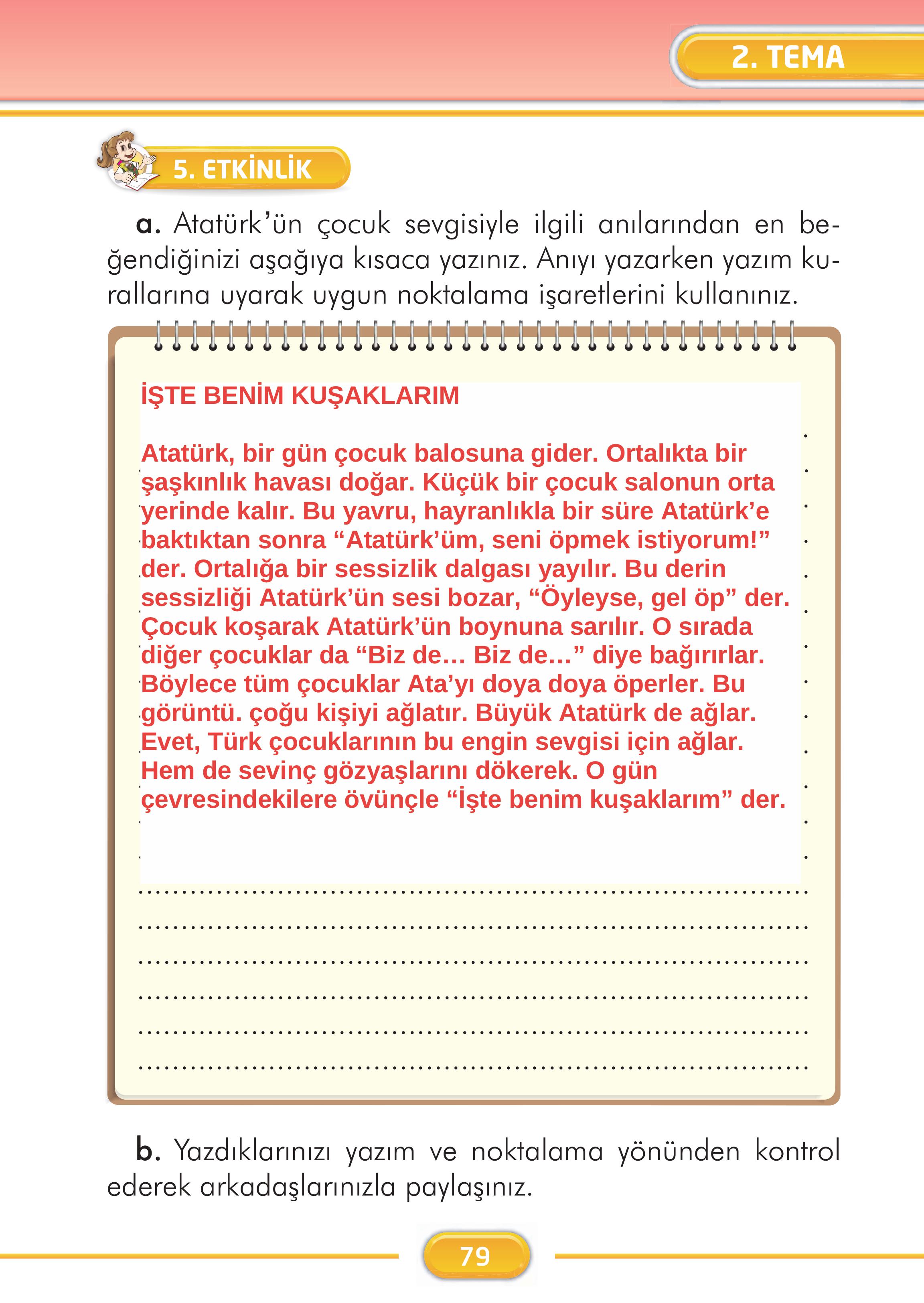 2. Sınıf İlke Yayınları Türkçe Ders Kitabı Sayfa 79 Cevapları 2. Sınıf İlke Yayınları Türkçe Ders Kitabı Sayfa 79 Cevapları