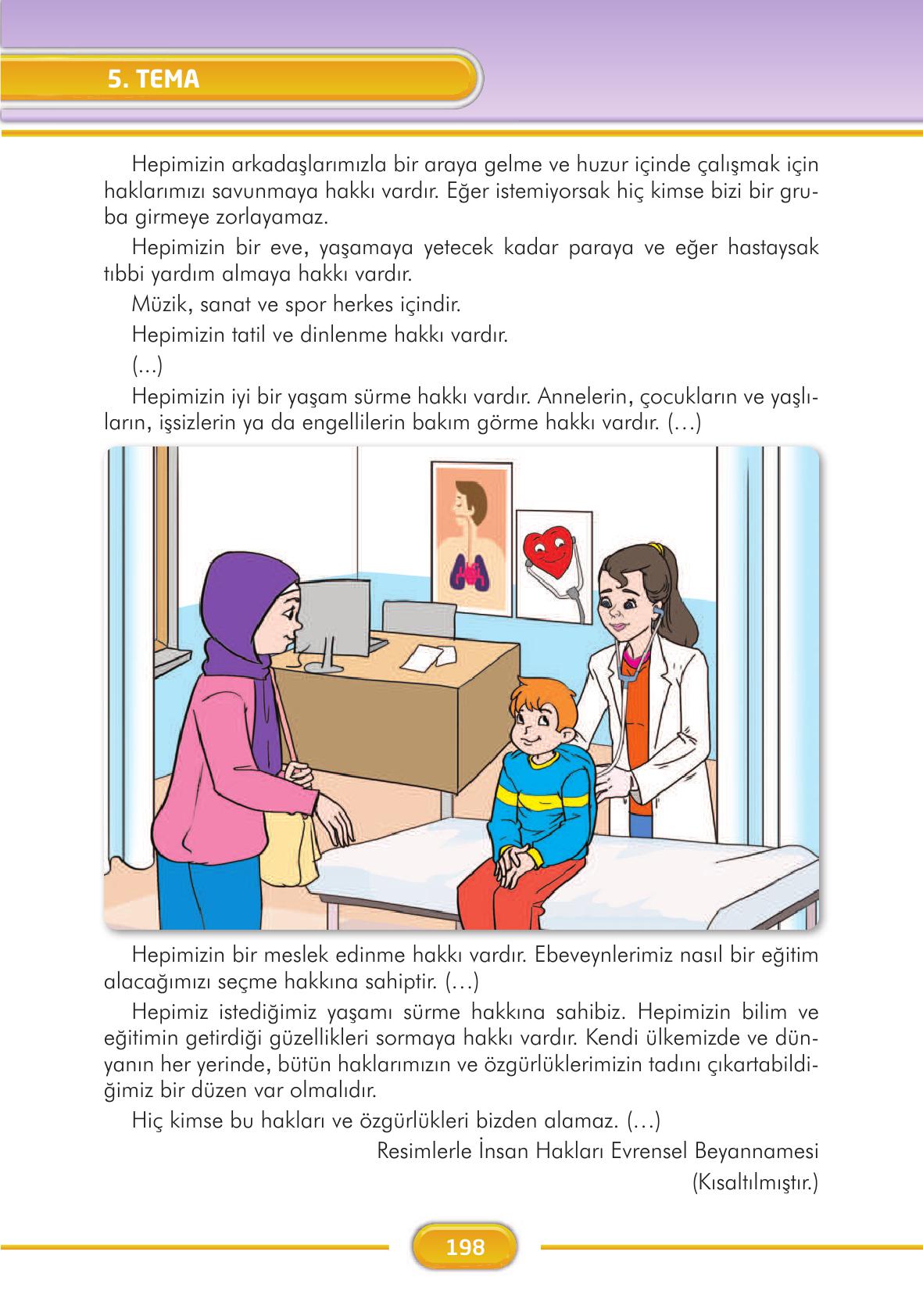 3. Sınıf İlke Yayınları Türkçe Ders Kitabı Sayfa 198 Cevapları