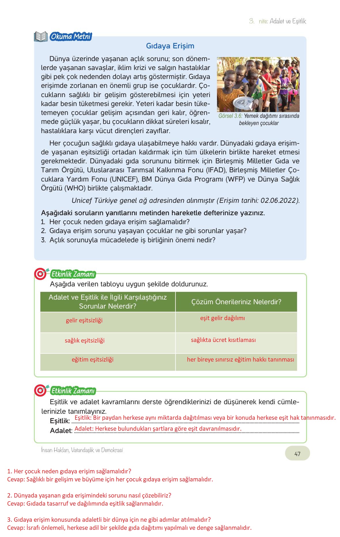 4. Sınıf Hecce Yayıncılık İnsan Hakları Yurttaşlık Ve Demokrasi Ders Kitabı Sayfa 47 Cevapları 4. Sınıf Hecce Yayıncılık İnsan Hakları Yurttaşlık Ve Demokrasi Ders Kitabı Sayfa 47 Cevapları
