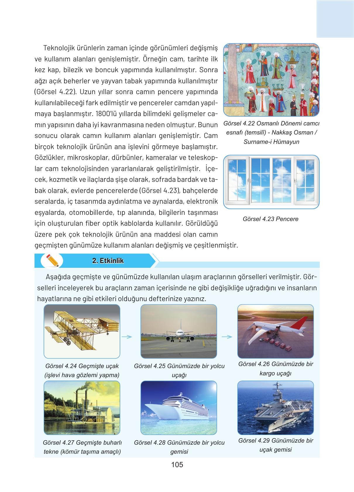 4. Sınıf Hecce Yayıncılık Sosyal Bilgiler Ders Kitabı Sayfa 105 Cevapları