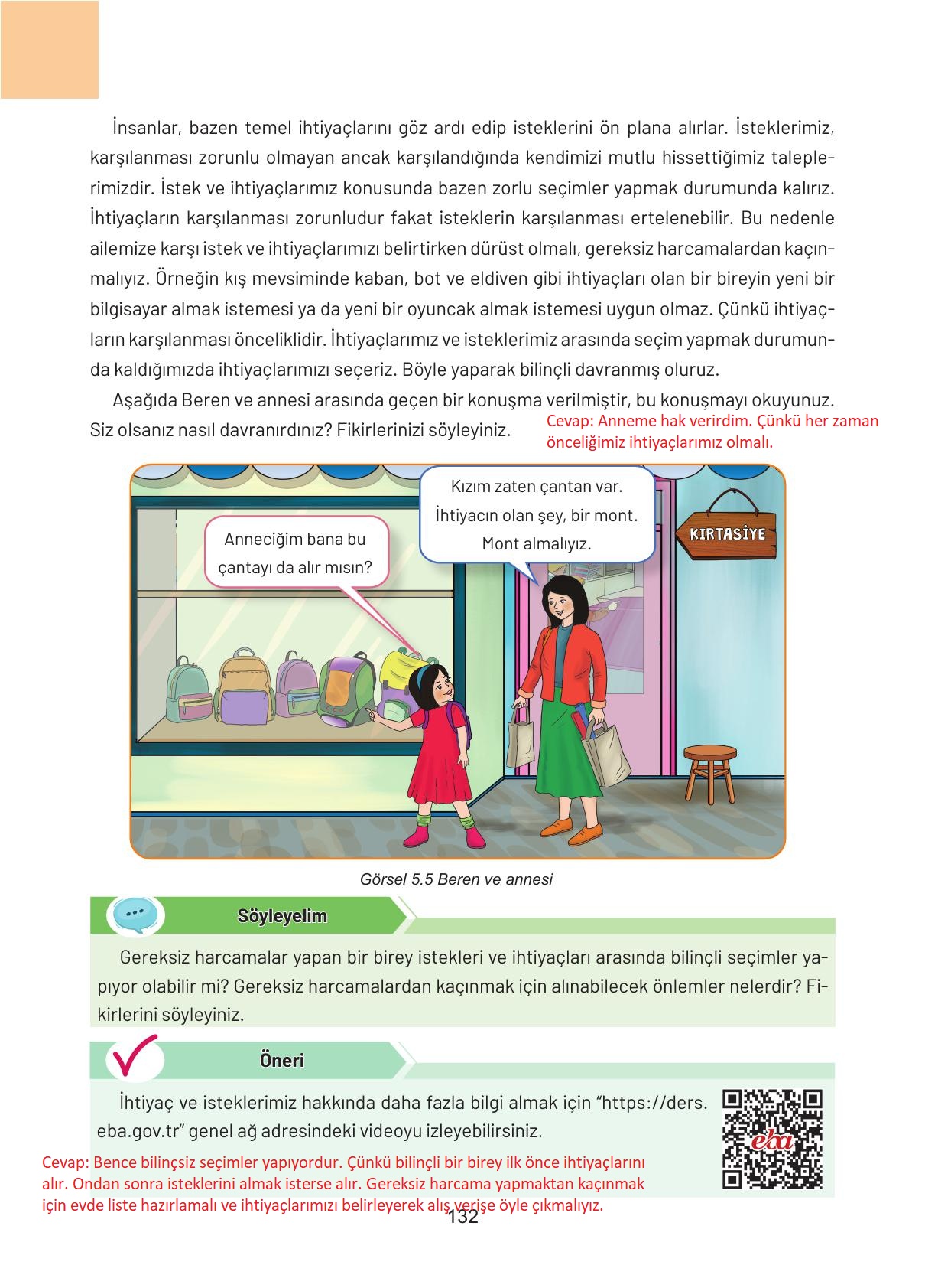 4. Sınıf Hecce Yayıncılık Sosyal Bilgiler Ders Kitabı Sayfa 132 Cevapları